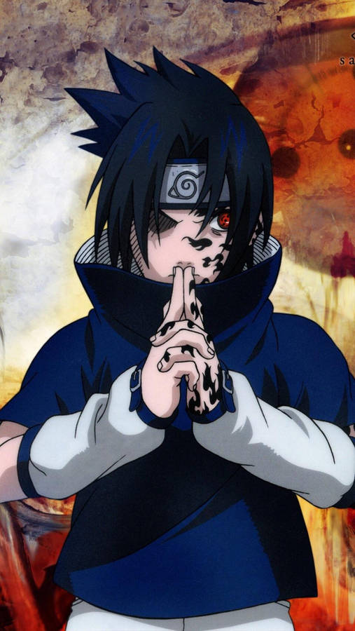 "Sasuke Uchiha'nın Lanetli Mührü" — Sasuke Duvar Kağıdı