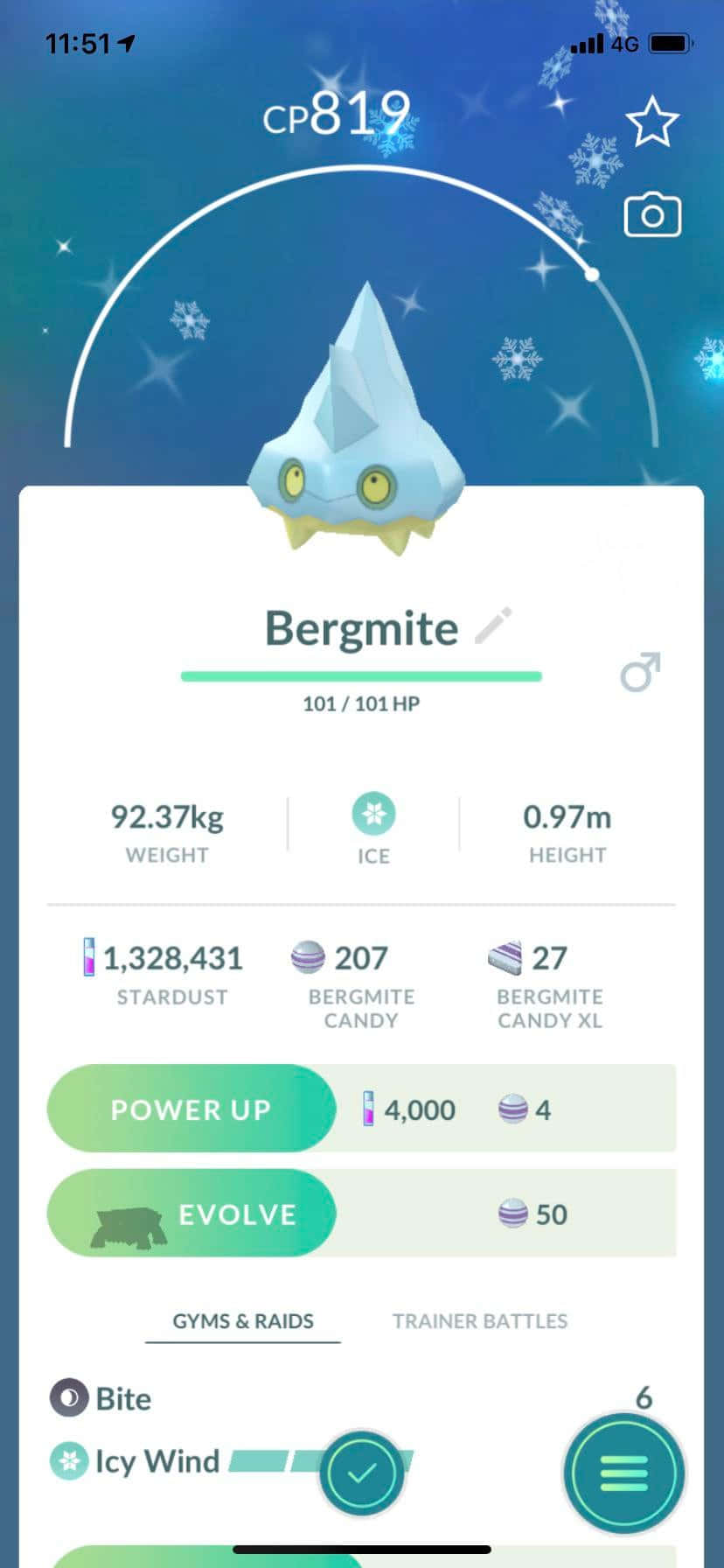 101 HP'li Bergmite Duvar Kağıdı