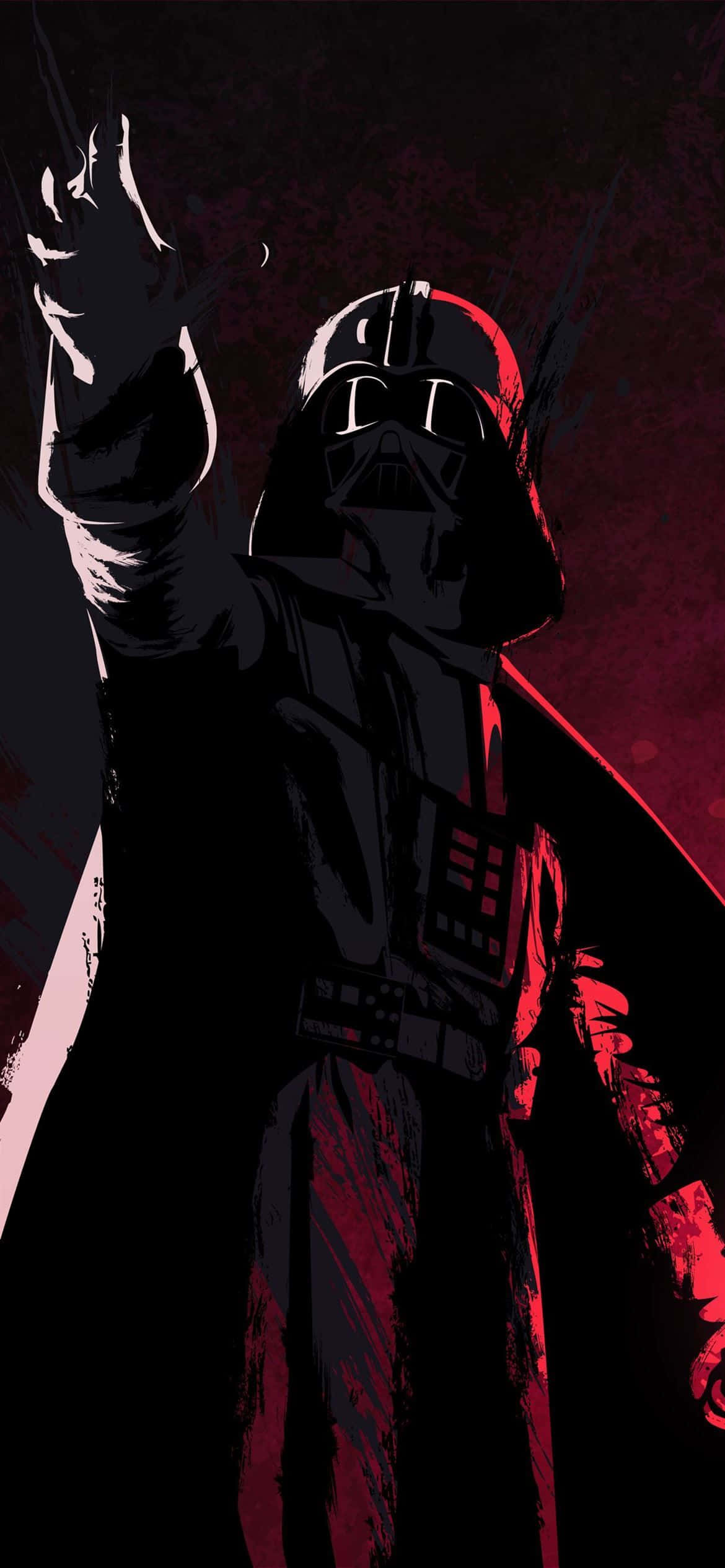 1170x2532 Darth Vader Silüeti Duvar Kağıdı