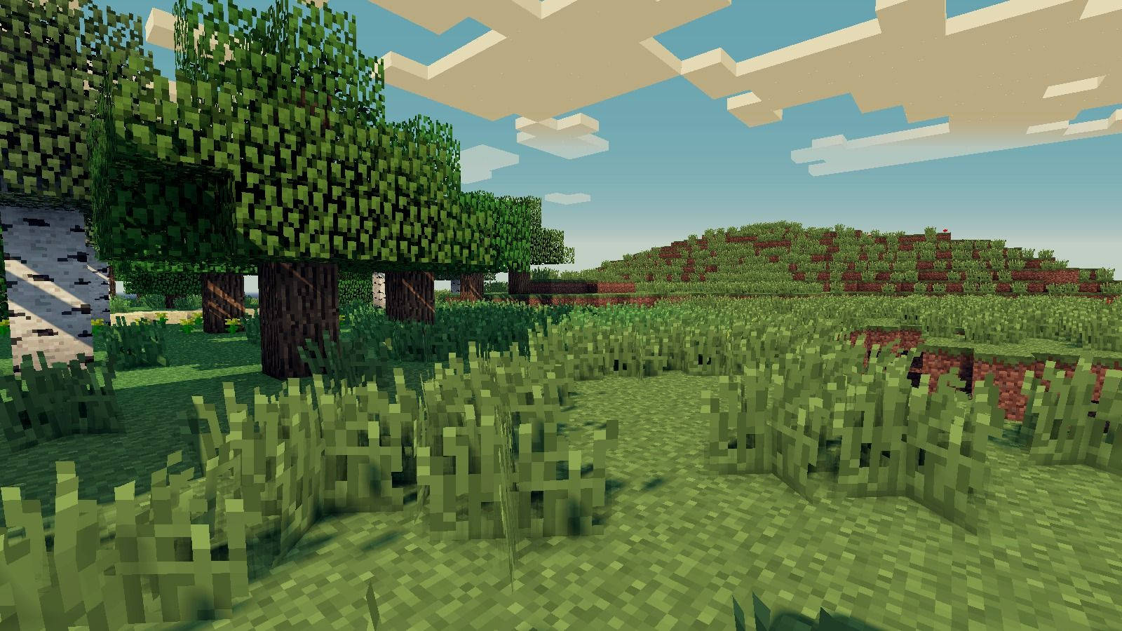 1280x720 Minecraft Yeşil Tarla Duvar Kağıdı