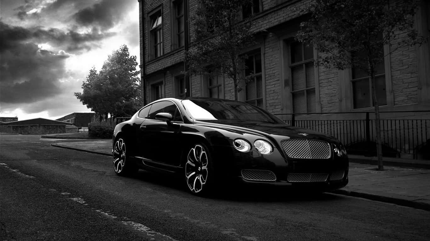 1366x768 Bentley Siyah Beyaz Fotoğraf Arka Planı Bentley Continental GT Duvar Kağıdı