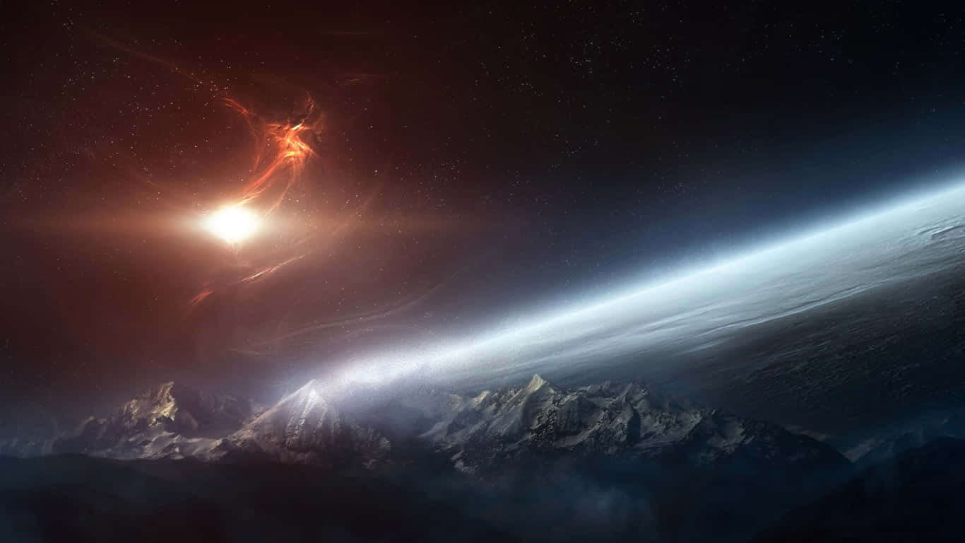 1366x768 HD Süper Patlama Masaüstü Duvar Kağıdı
