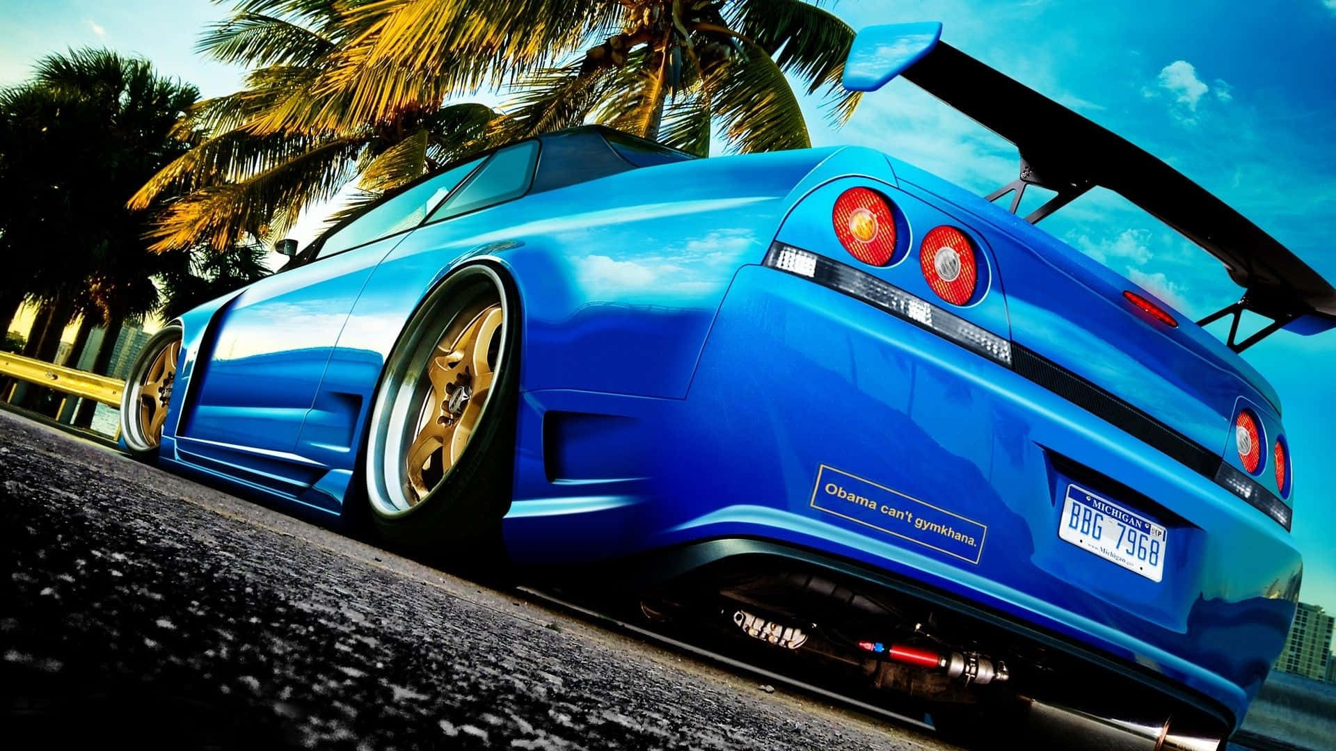 1920x1080 HD Araba Nissan Skyline Duvar Kağıdı