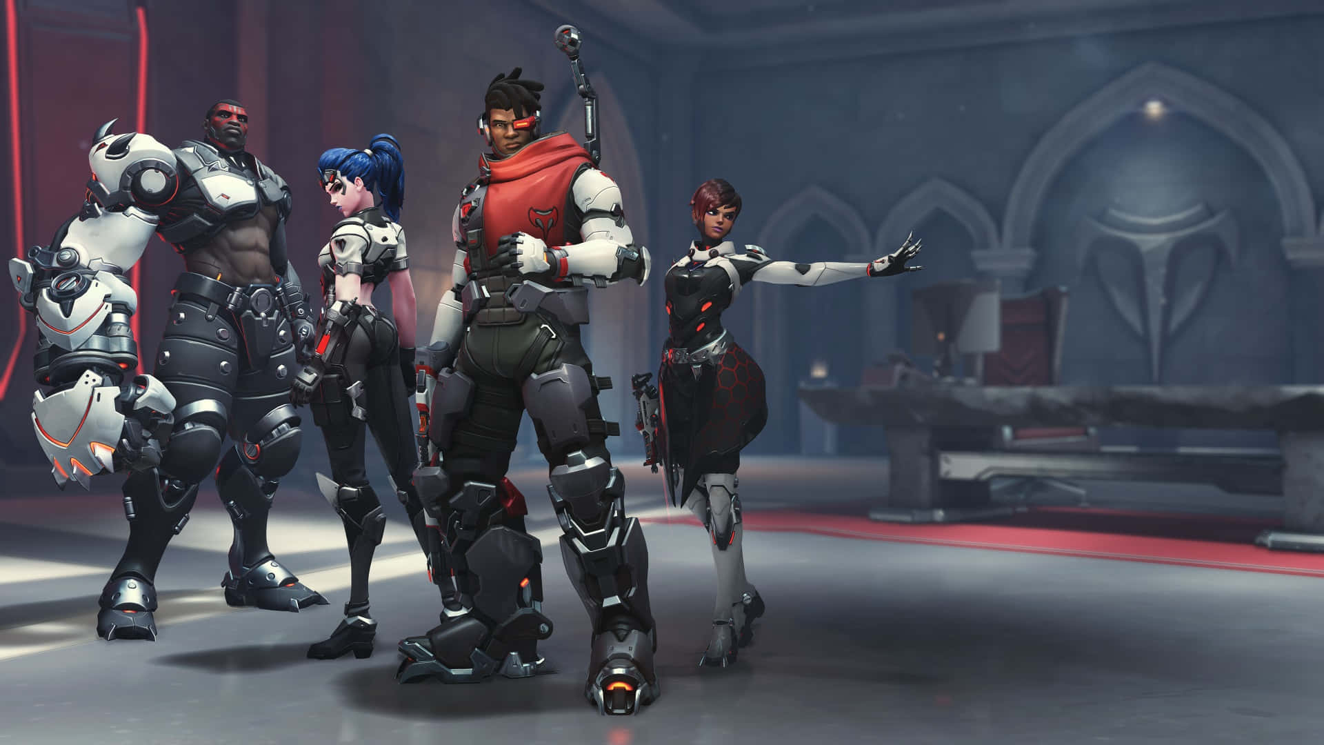 1920x1080 Overwatch Video Oyunu Karakterleri Arkaplanı Duvar Kağıdı