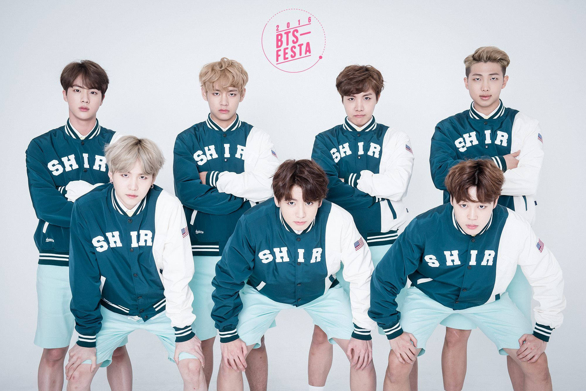 2016 Festa Cool BTS Dizüstü Bilgisayar Duvar Kağıdı
