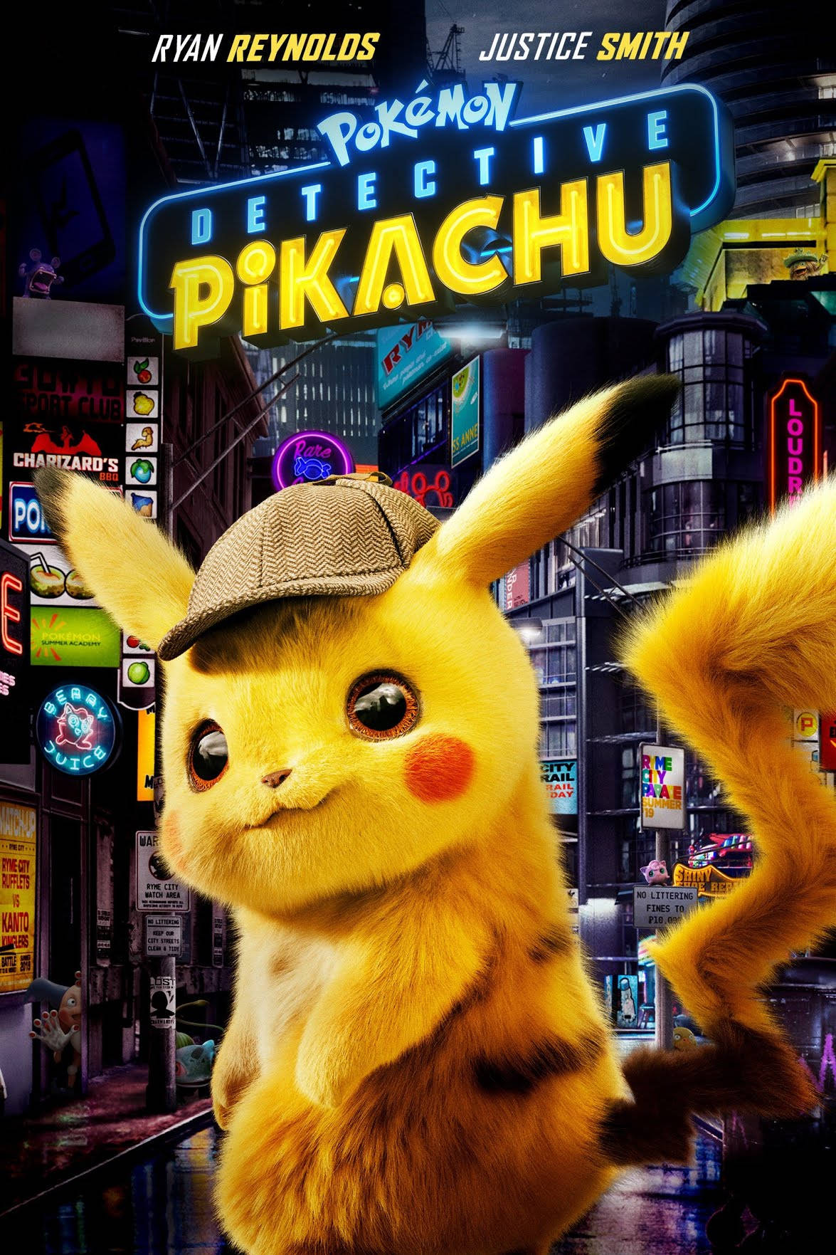 2019 Dedektif Pikachu Canlı Aksiyon Filmi Duvar Kağıdı