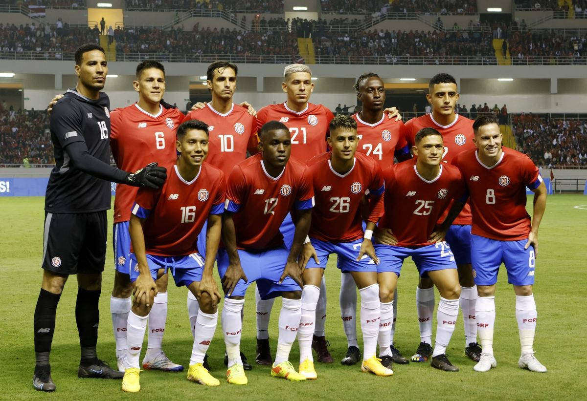2022 Dostluk Maçı Kosta Rika Milli Futbol Takımı Duvar Kağıdı
