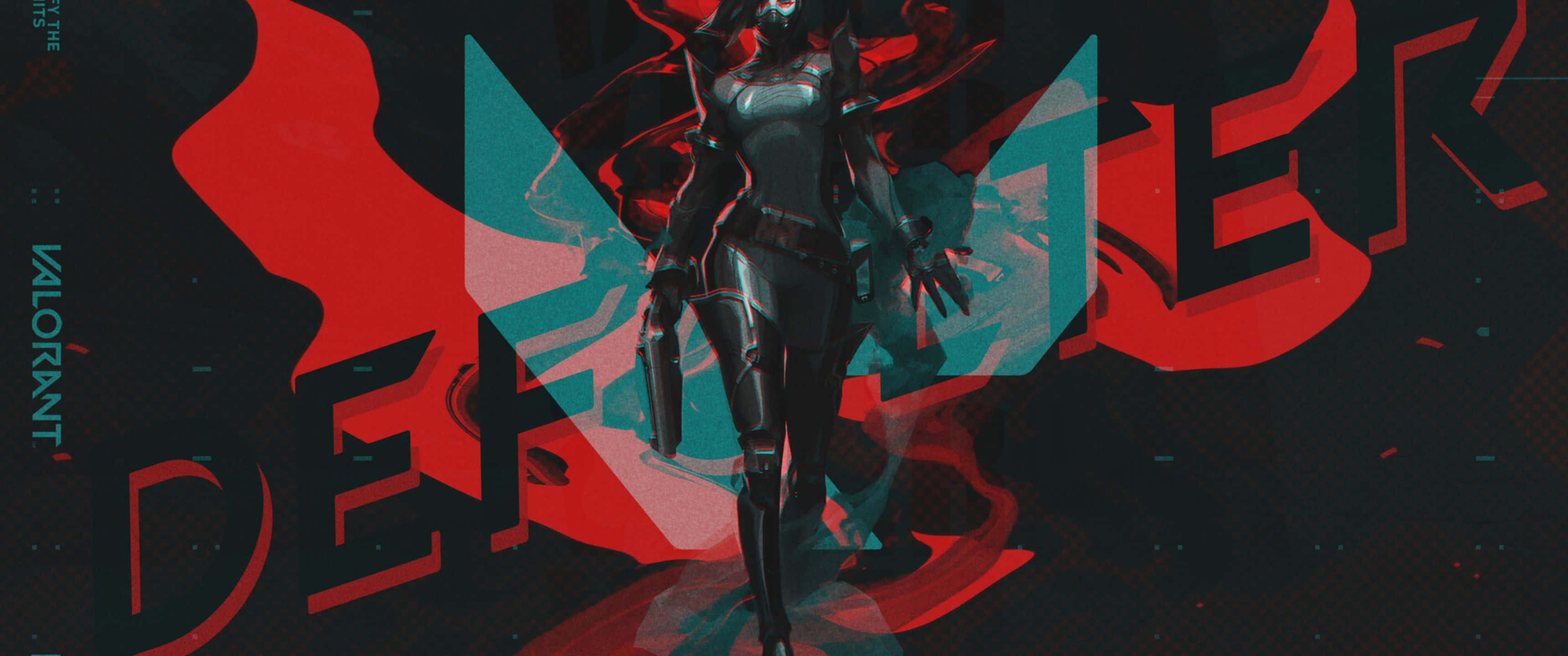 3440x1440p Valorant Viper Poster Arka Planı Duvar Kağıdı