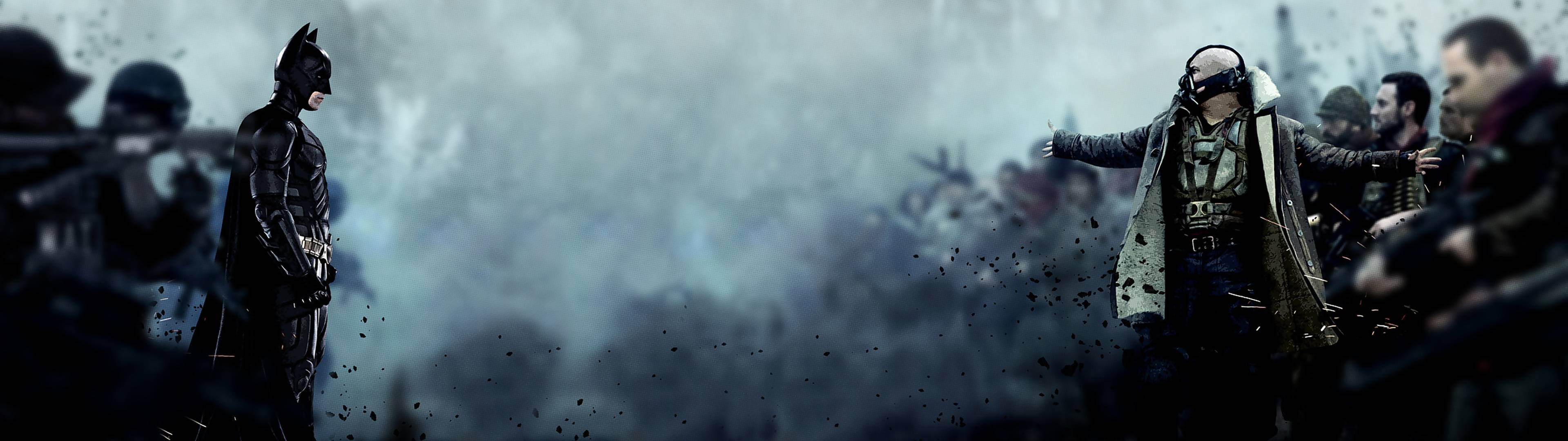3840x1080 HD Çift Monitör Batman Duvar Kağıdı