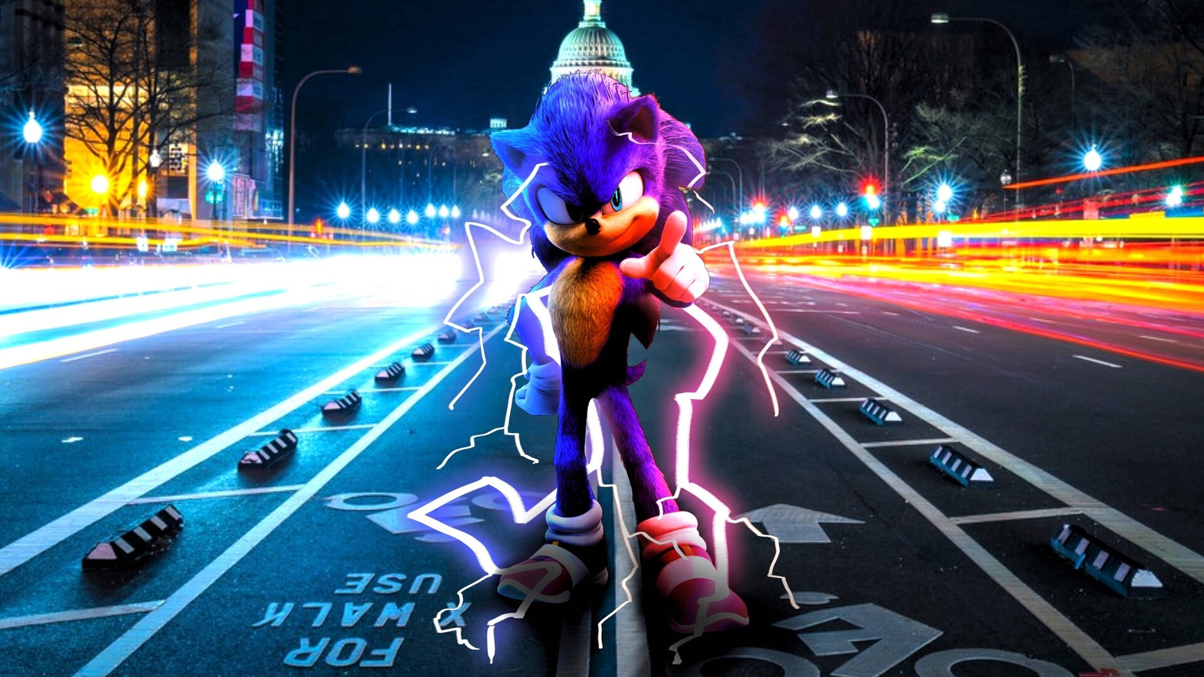 3840x2160 Monitör Sonic Hedgehog Duvar Kağıdı