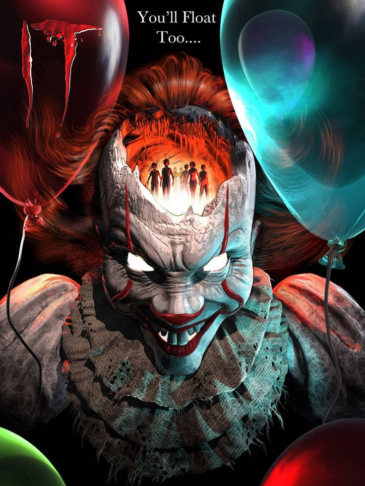 3D Korku Filminden Pennywise O Duvar Kağıdı