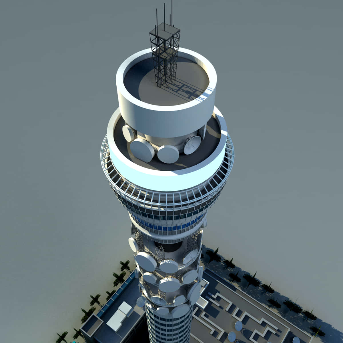 3D Modeli BT Tower Duvar Kağıdı