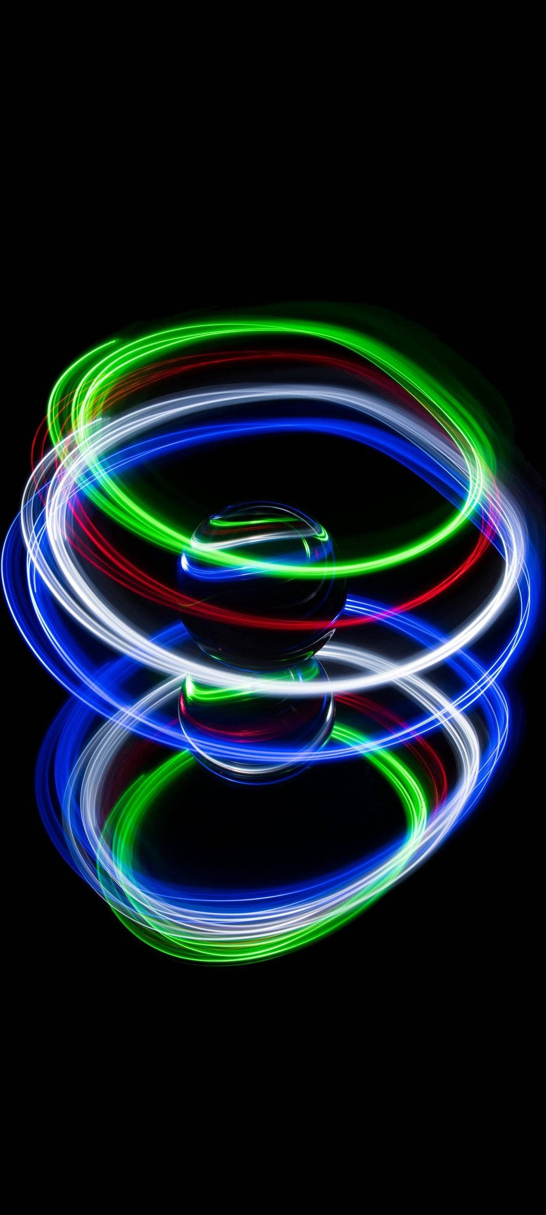 3D Top Neon Telefon Duvar Kağıdı