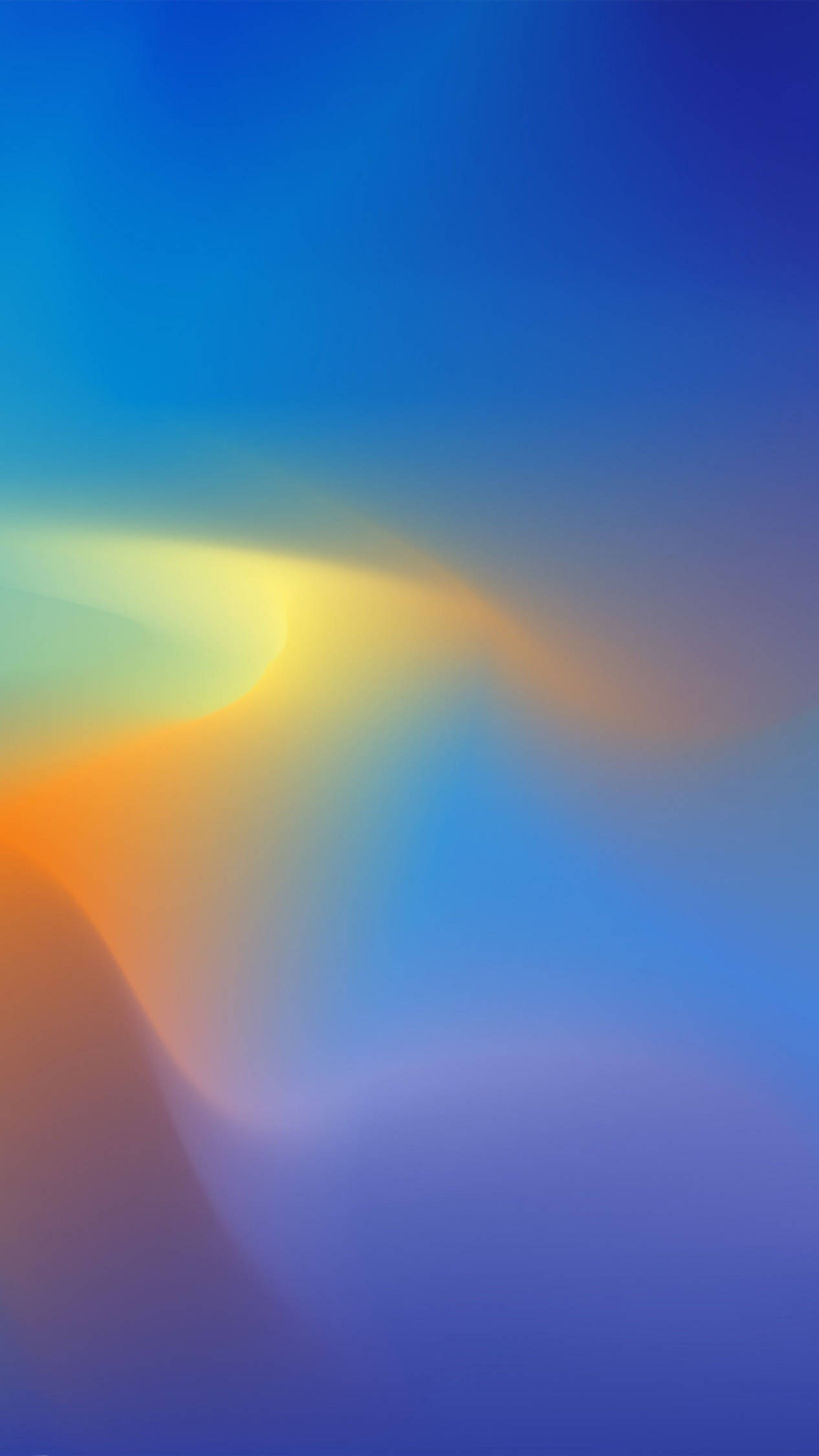 4K Android Gradyan Mavi Duvar Kağıdı