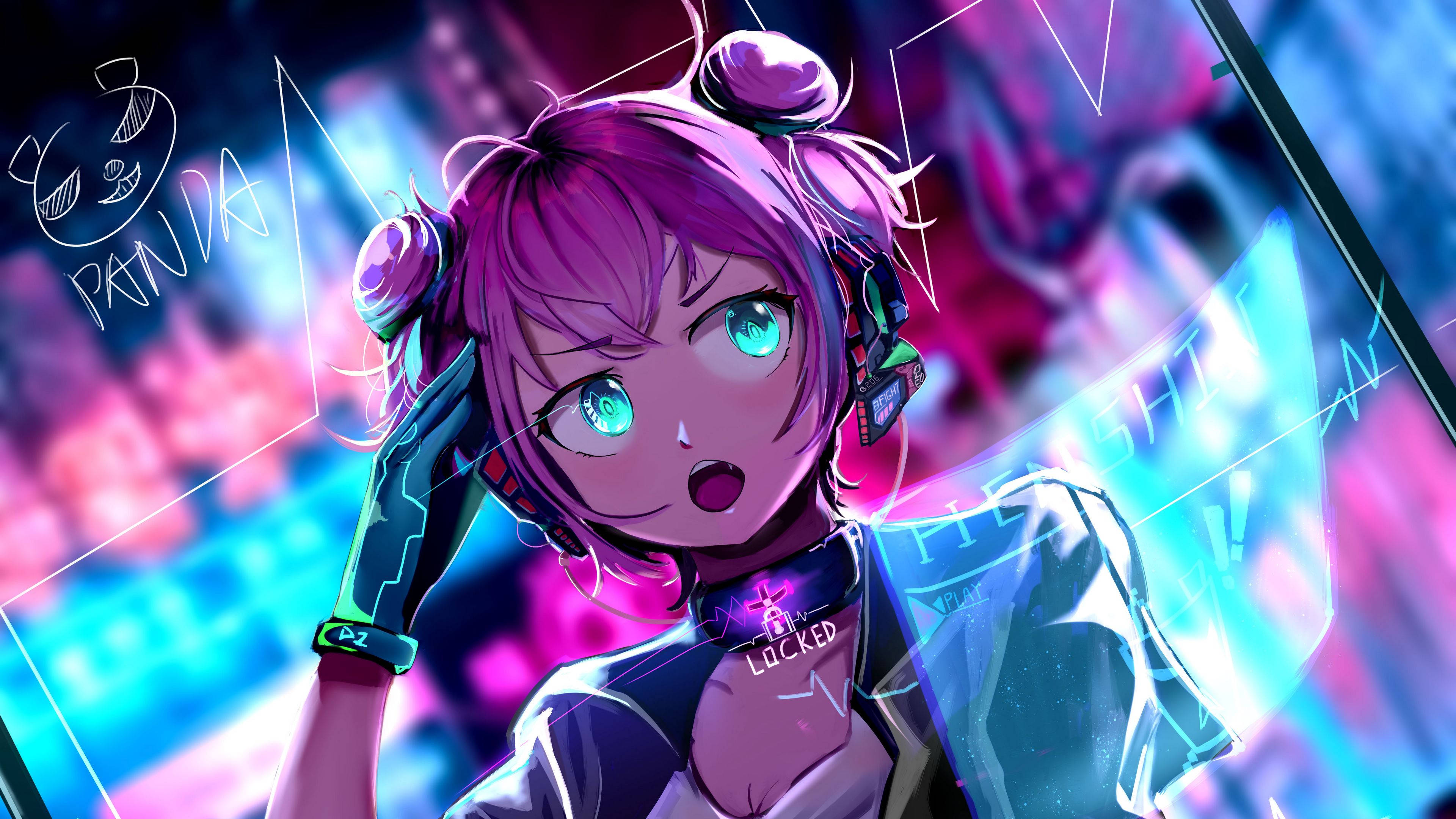 4K Anime Sanatı Sayori Duvar Kağıdı