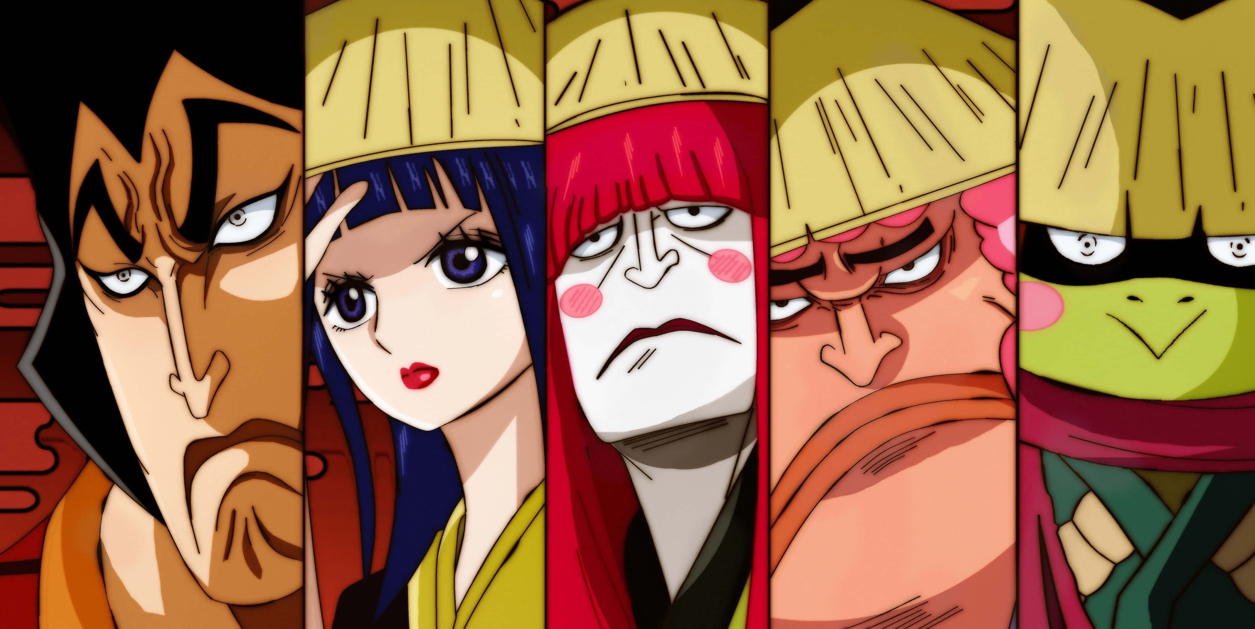 4K canlı manzara, Straw Hat Korsanları arasındaki güçlü dostluğu sergiliyor Duvar Kağıdı