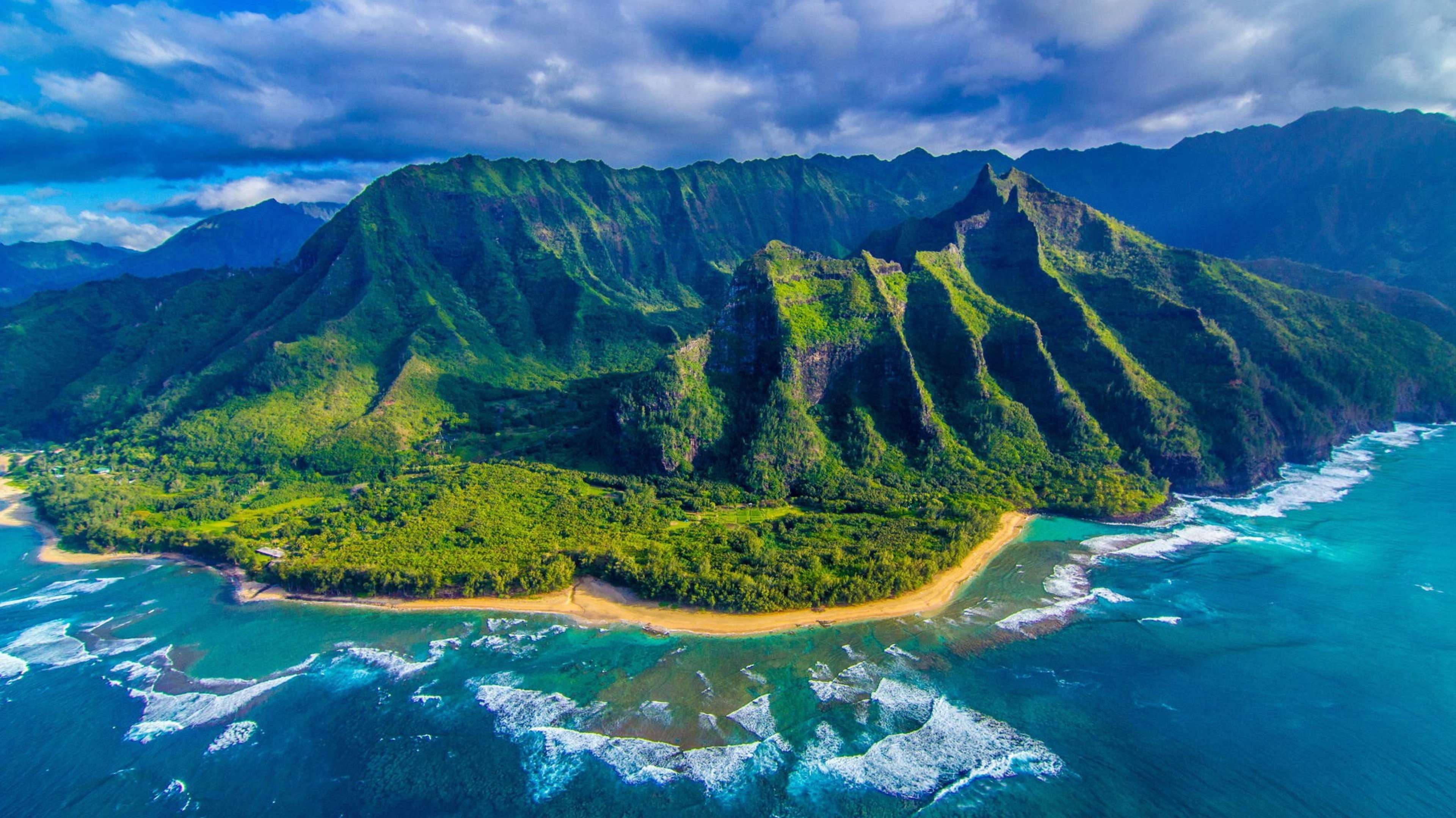 4K Doğa Hawaii Adası Duvar Kağıdı