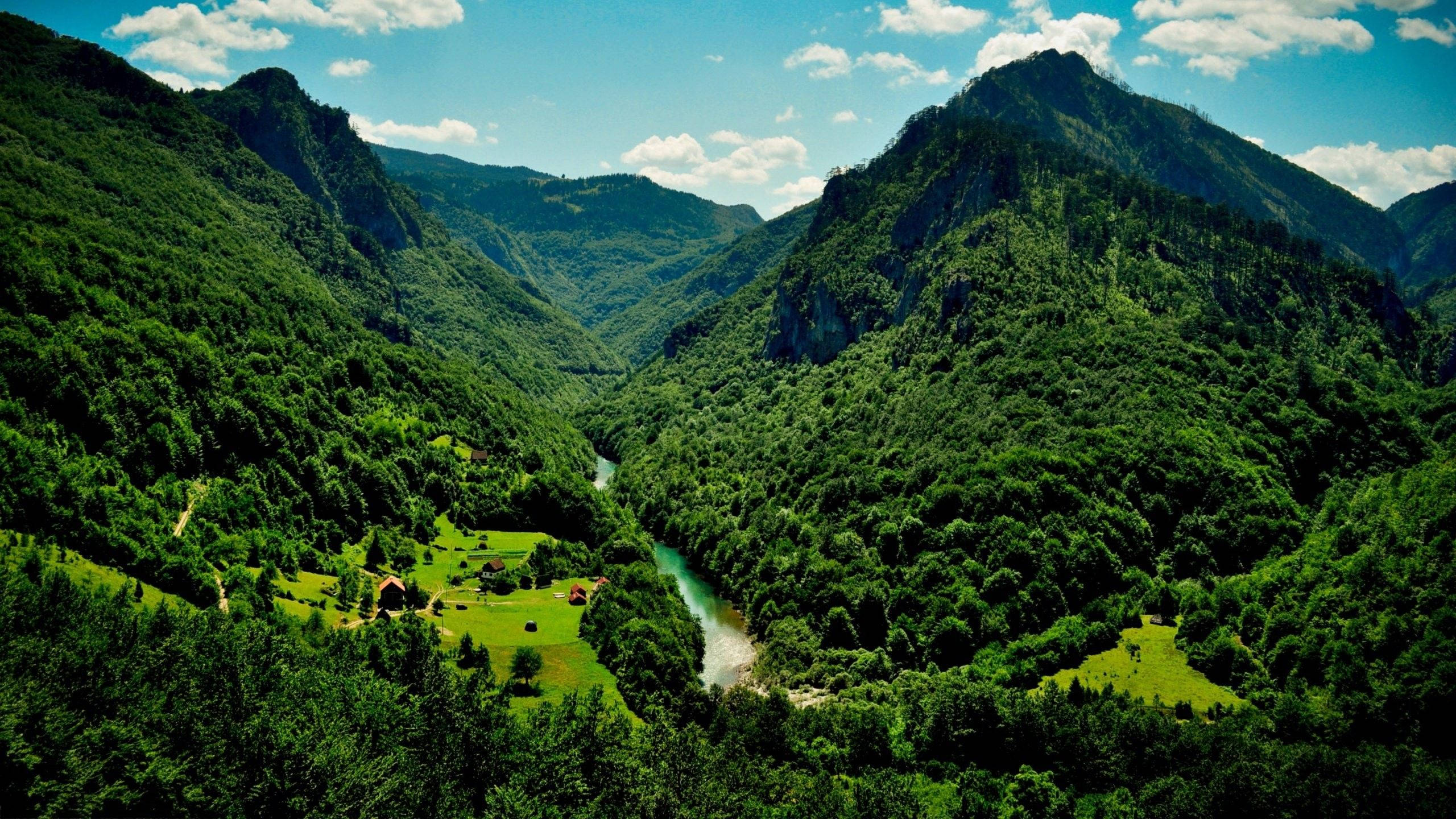 4K Doğa Vadisi Duvar Kağıdı