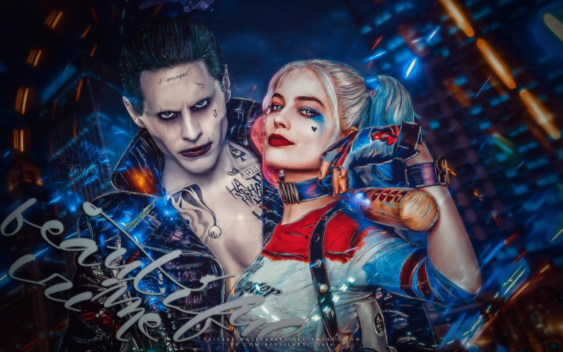 4K Harley Quinn ve Joker Duvar Kağıdı