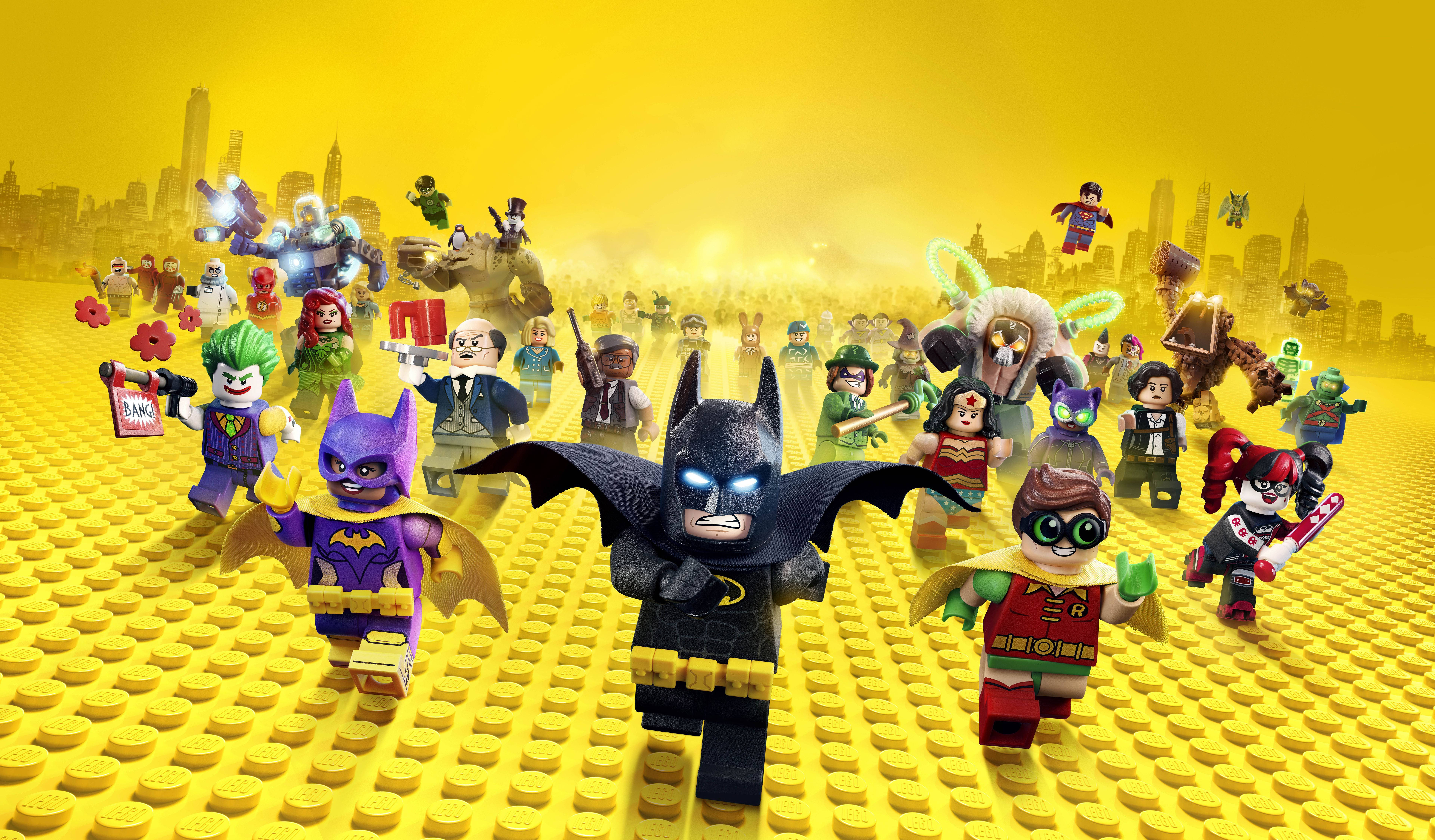 4K LEGO Batman ve Arkadaşları Duvar Kağıdı