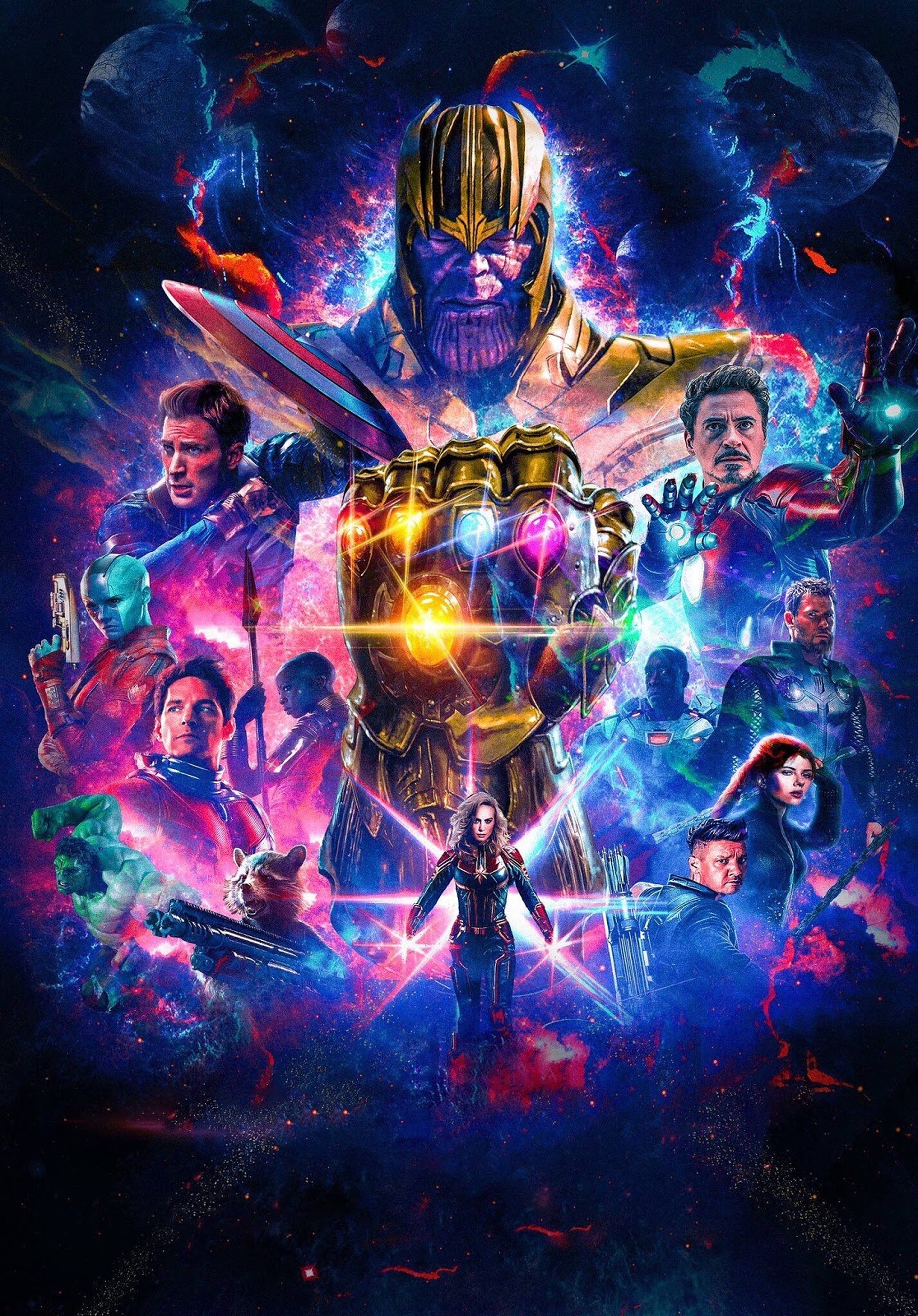 4K Marvel Sonsuzluk Eldiveni Duvar Kağıdı