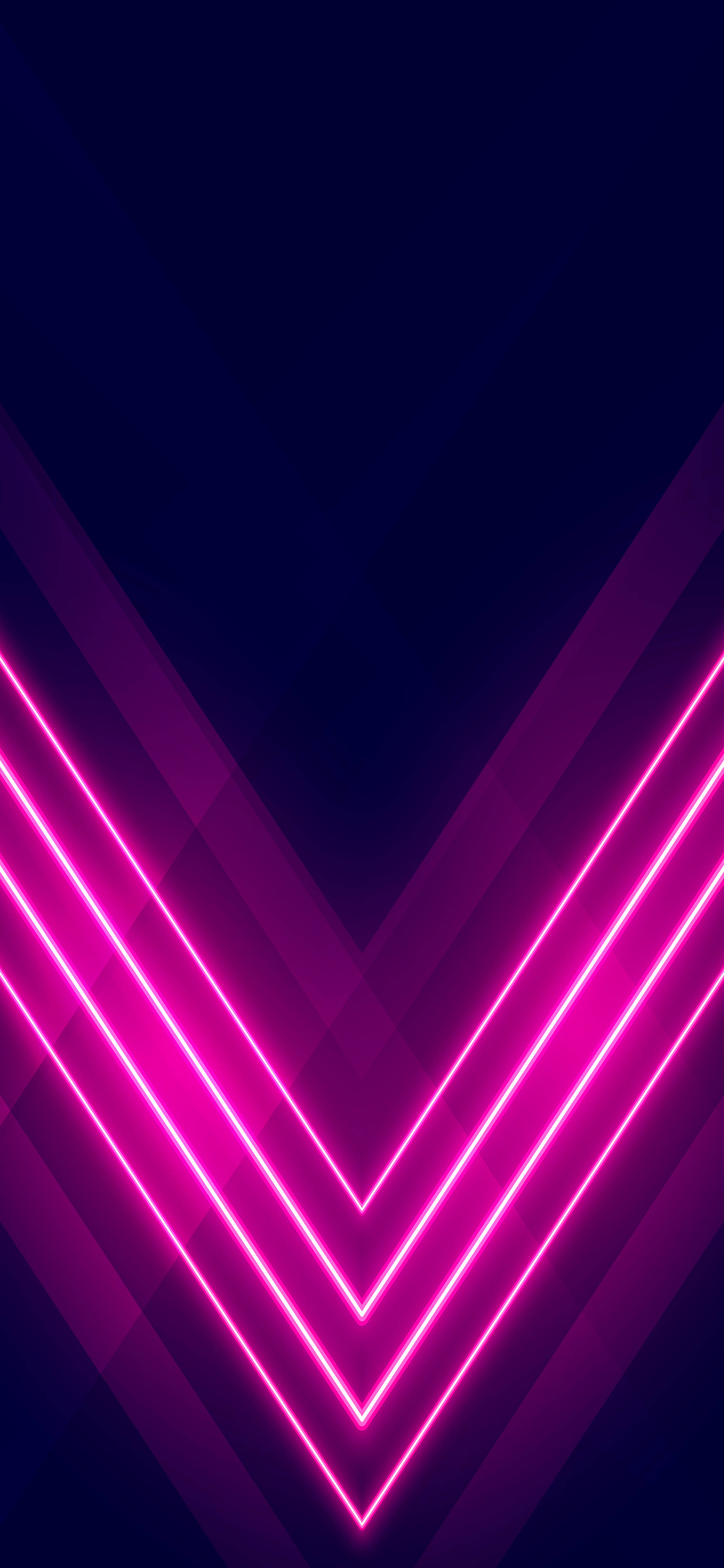 4K Neon iPhone Pembe Oklar Duvar Kağıdı