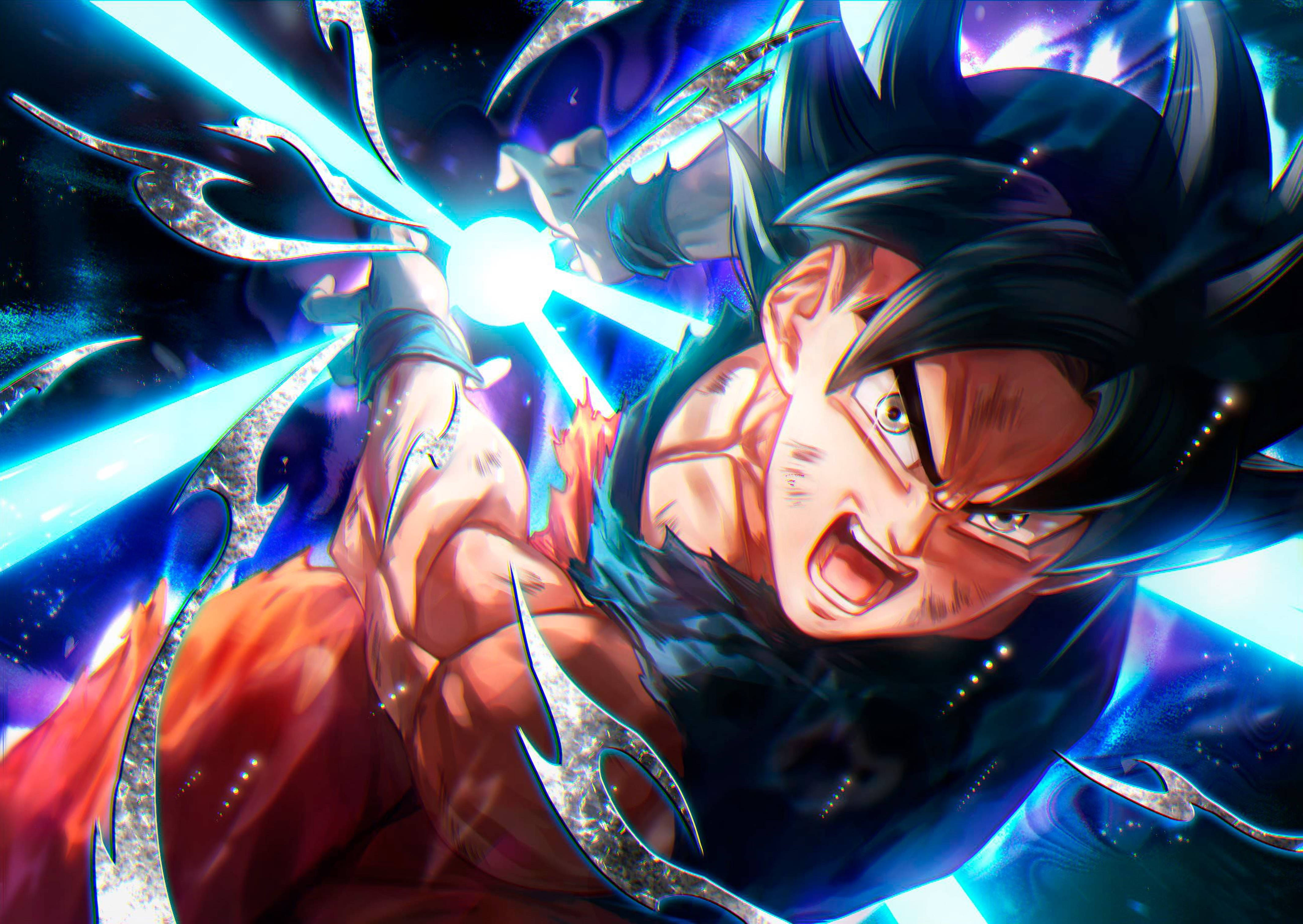 4K PFP Goku Kamehame Dalgası Duvar Kağıdı