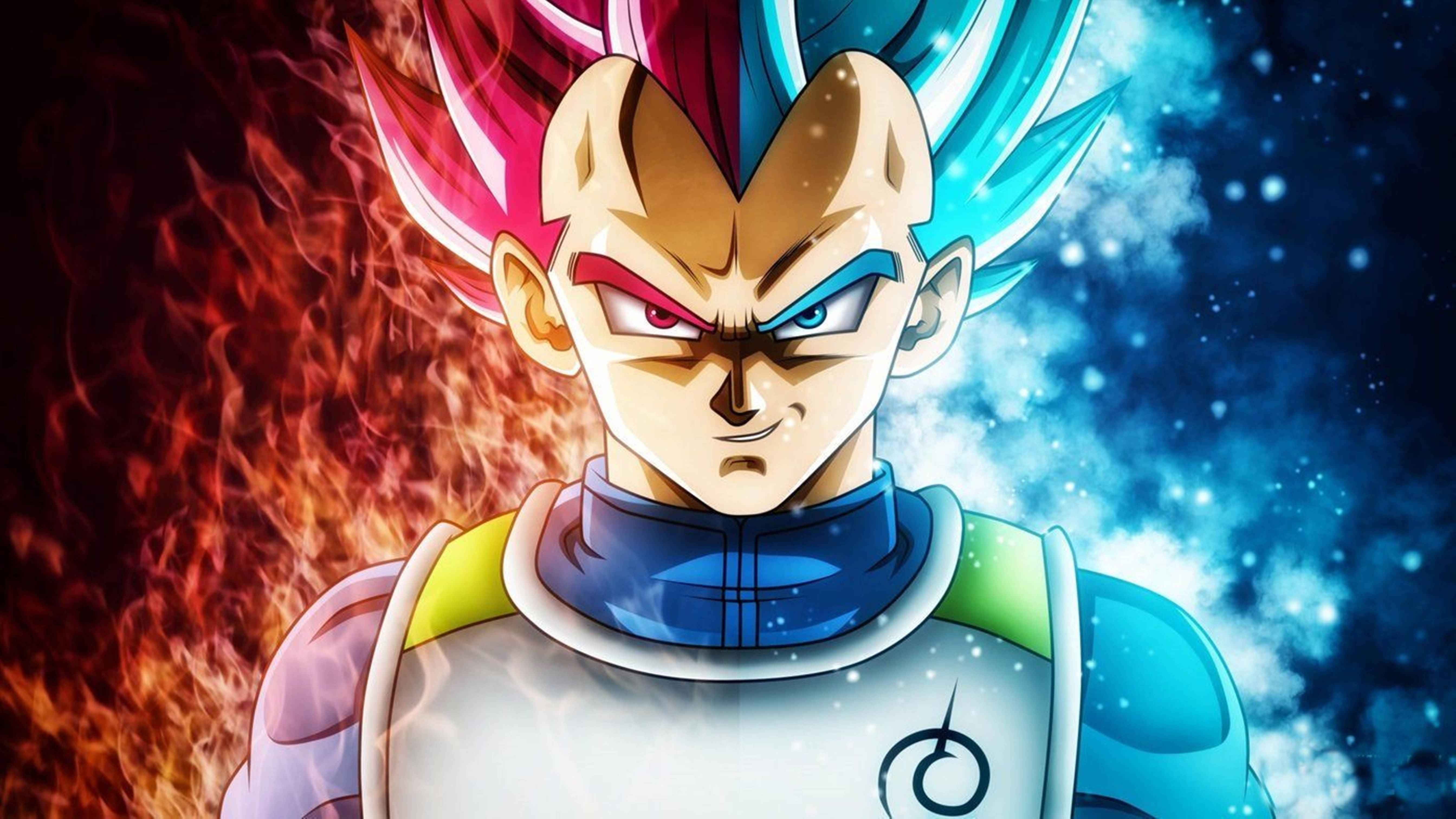4K PFP Süper Saiyan Vegeta — Dragon ball super GIF Duvar Kağıdı
