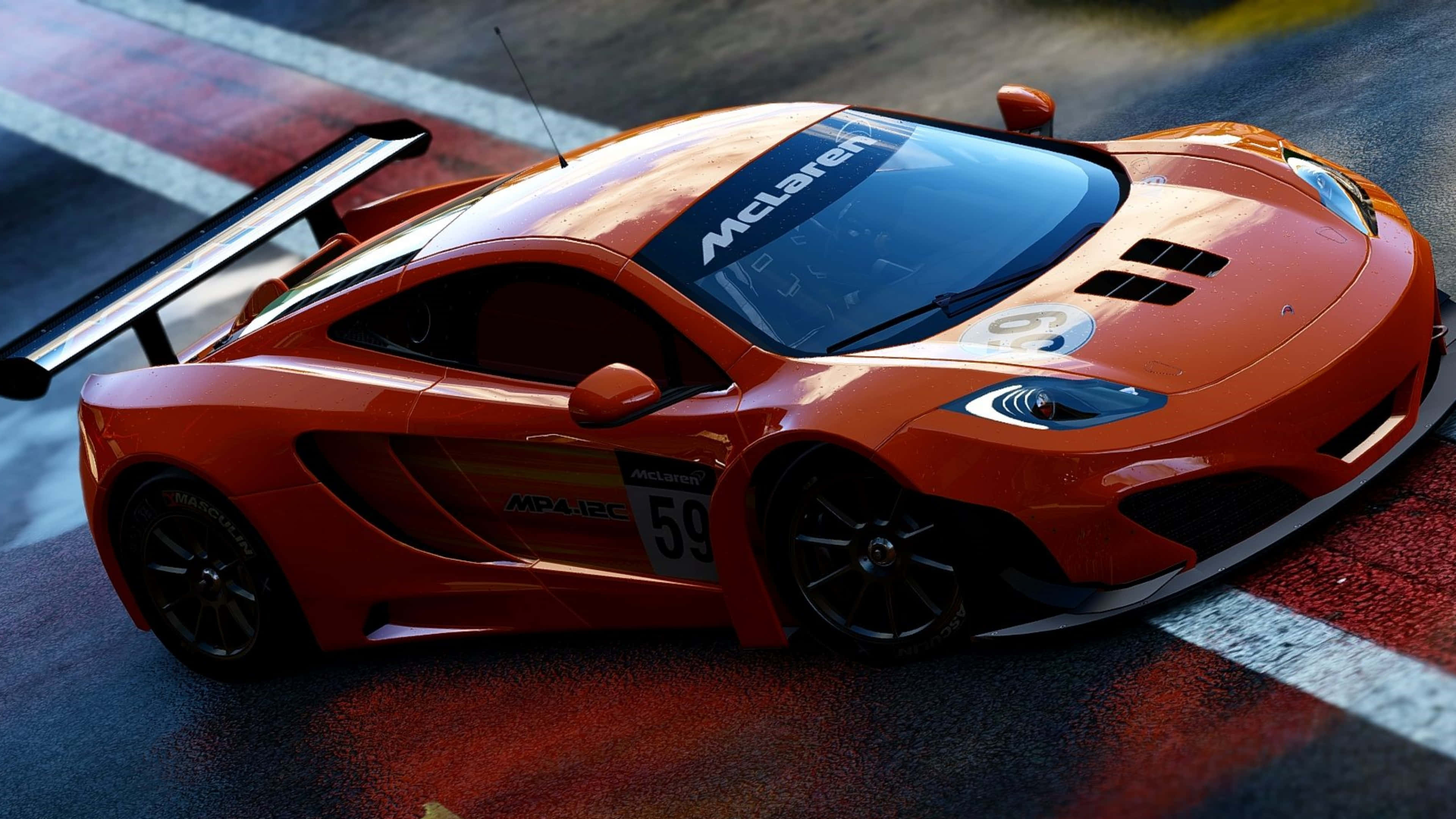 4K Project Cars Bakır McLaren 12C Arka Planı Duvar Kağıdı