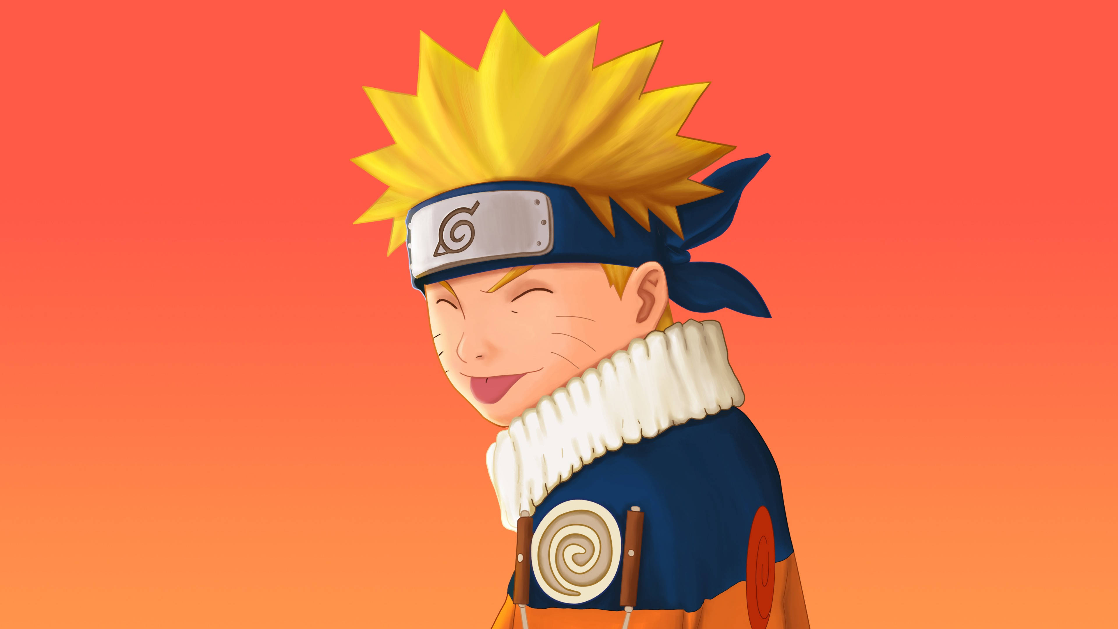 4K Ultra HD Naruto Dil Çıkarmış Duvar Kağıdı