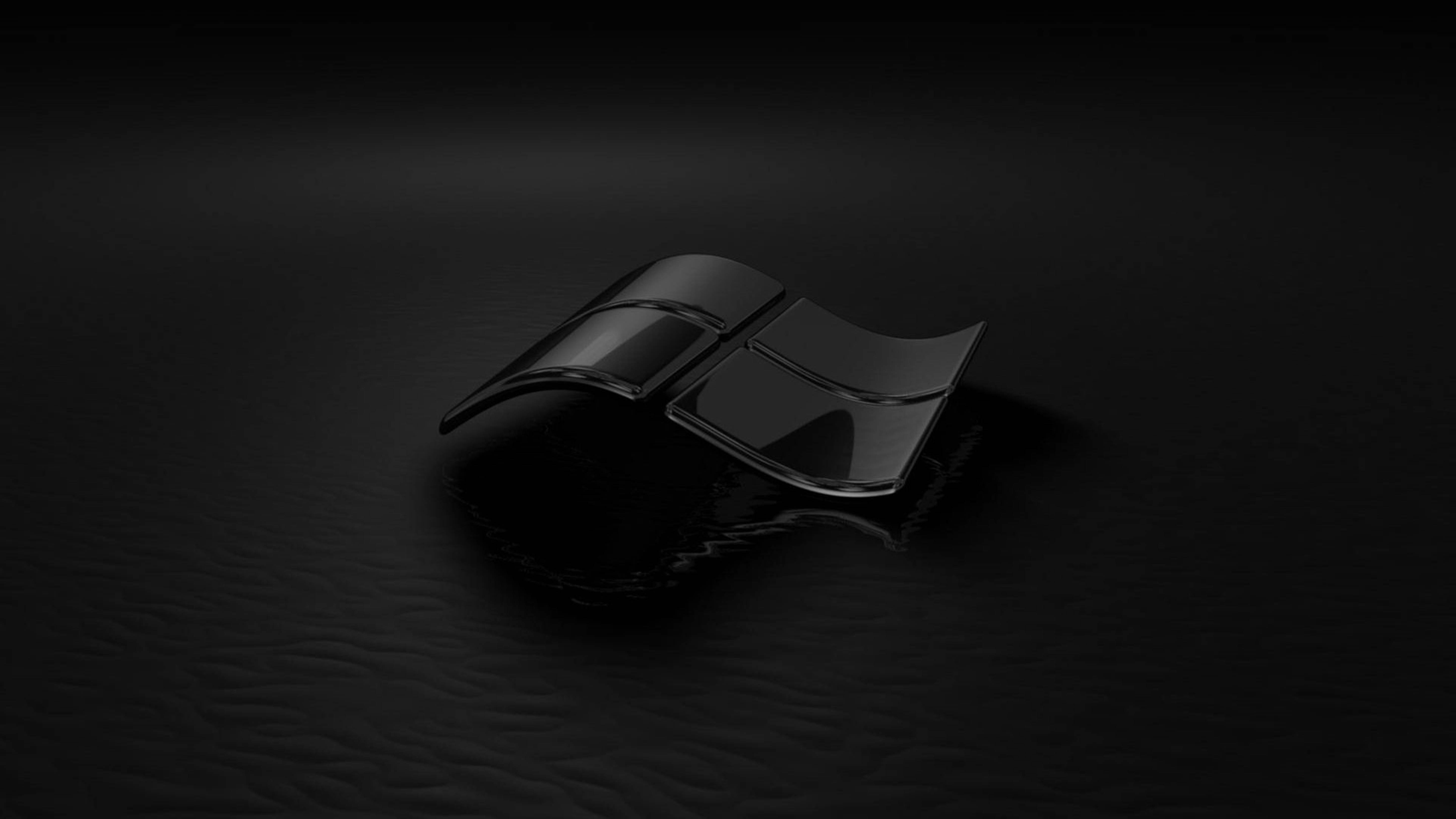 4K Ultra HD Siyah Windows Duvar Kağıdı