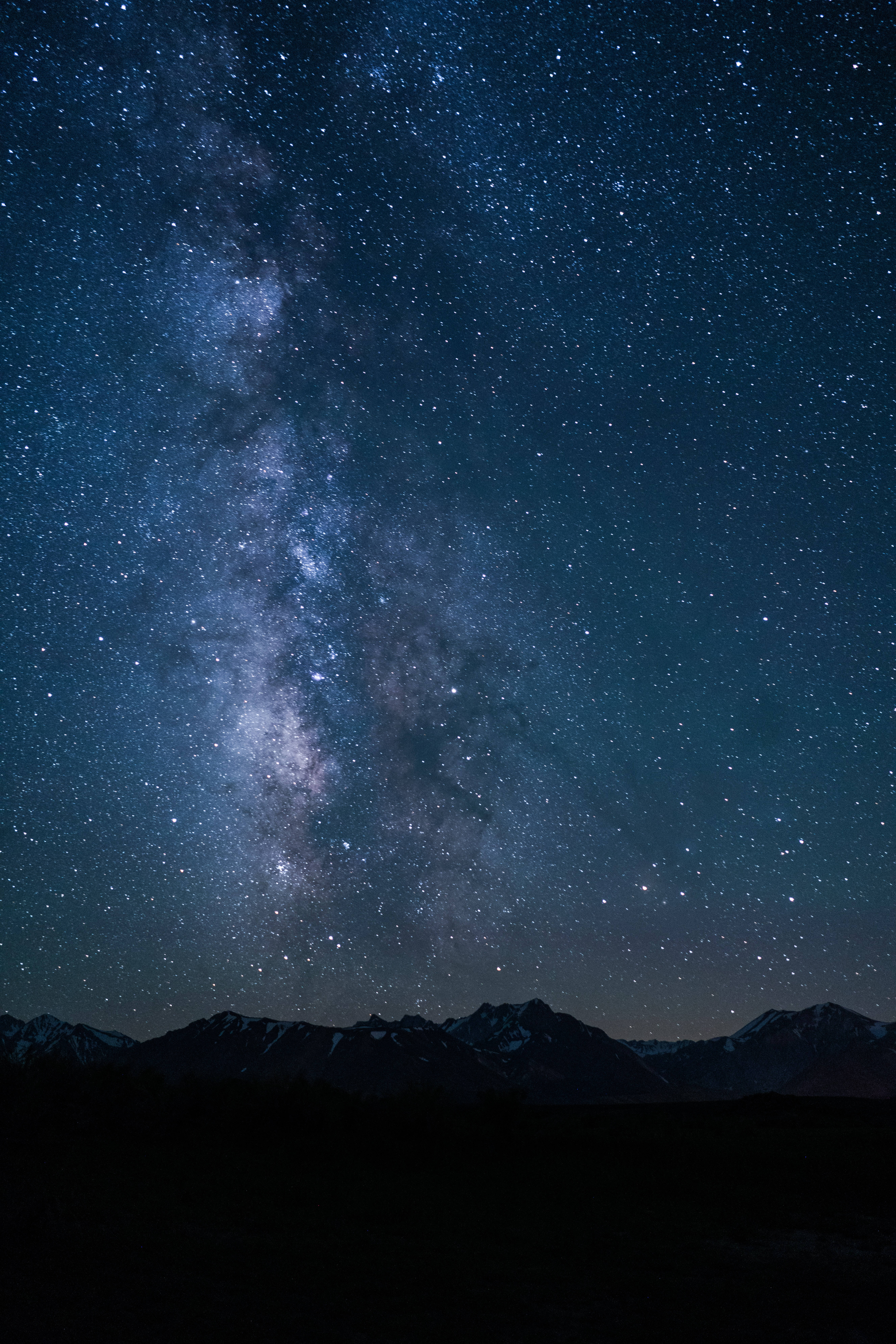 4K Ultra HD Telefon Gece Yıldızlı Gökyüzü Duvar Kağıdı