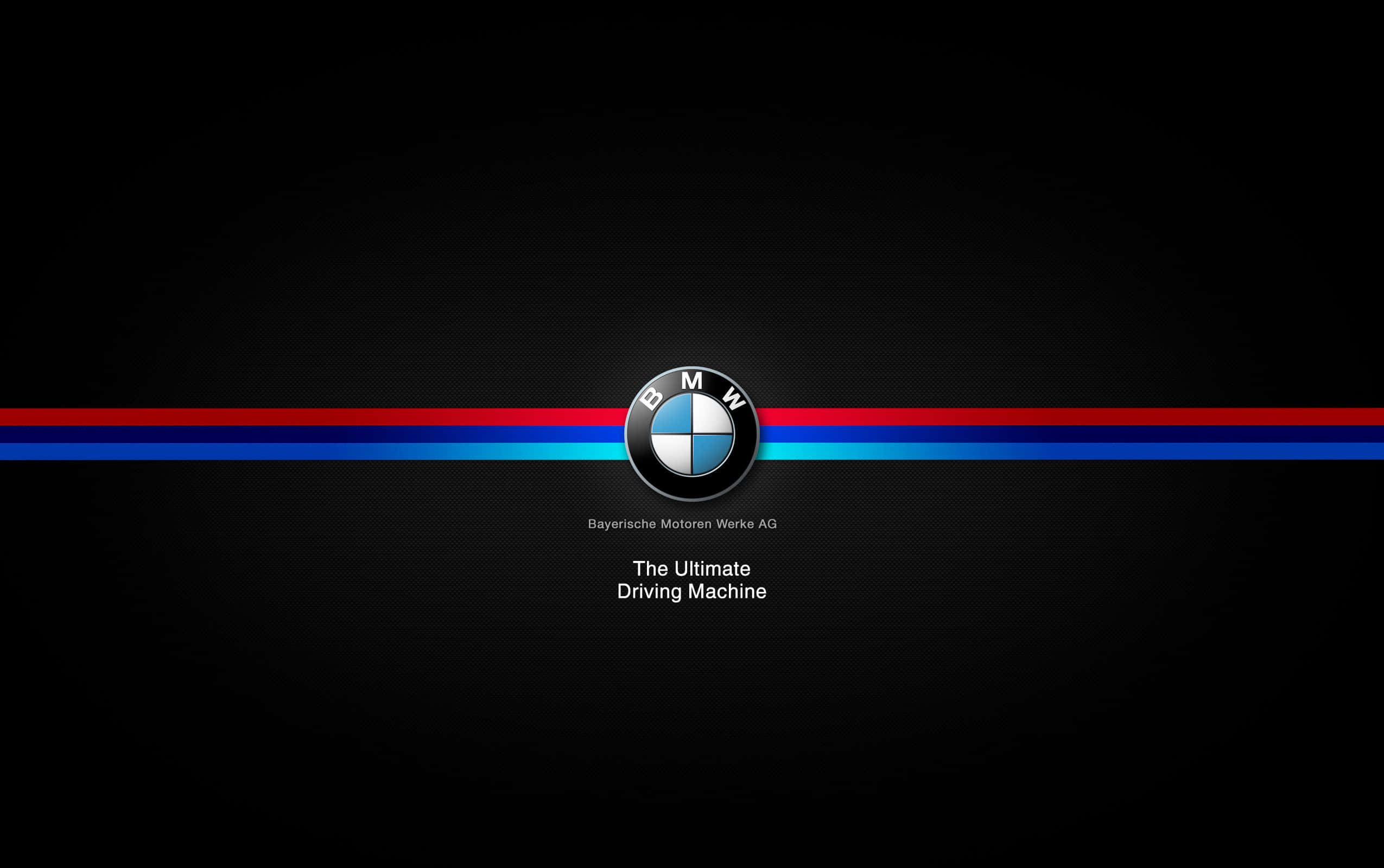 720p M Serisi Arka Plan BMW Logosu Nihai Sürüş Makinesi Duvar Kağıdı