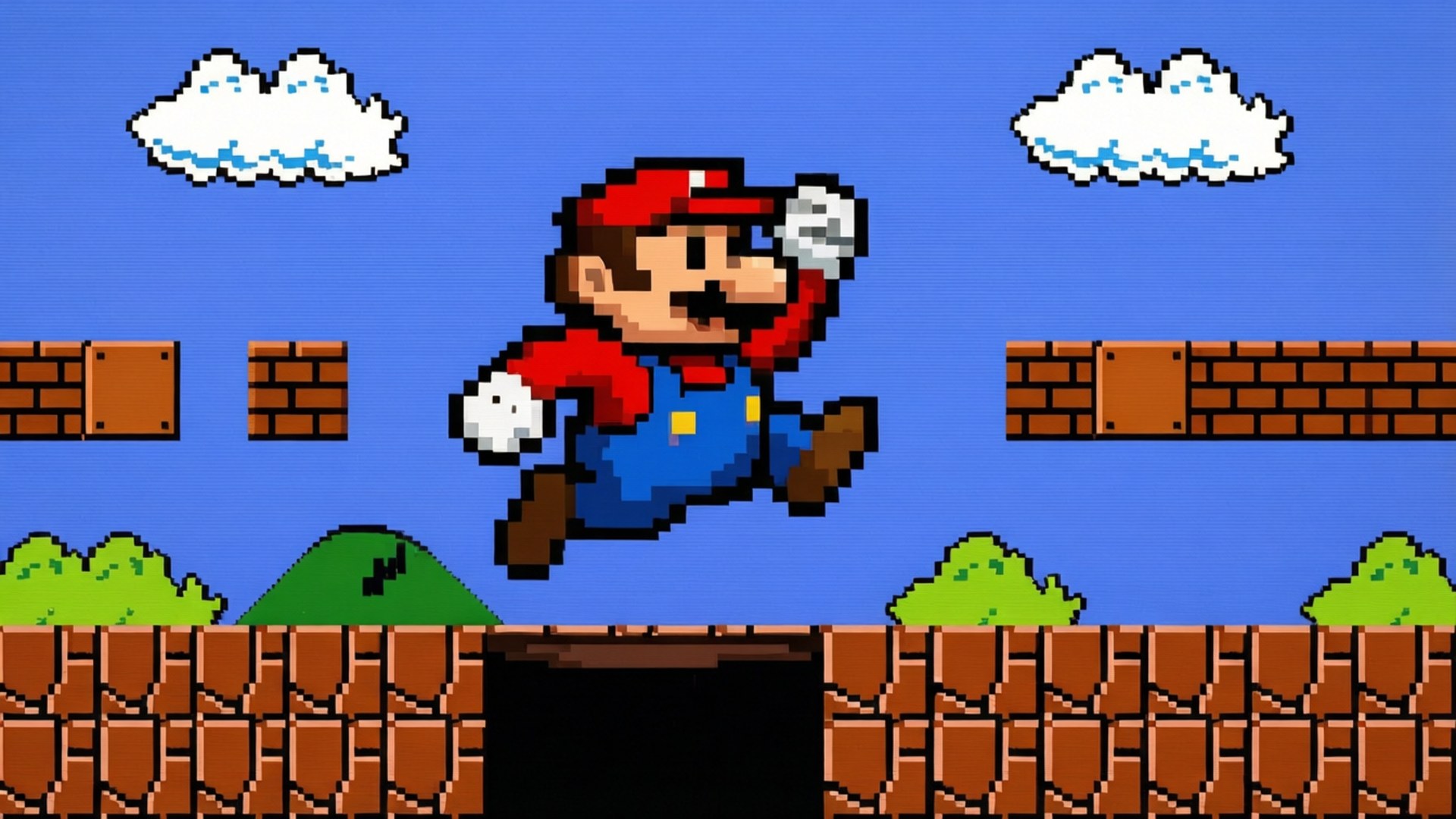 8-Bit Zıplama Duvar Kağıdı