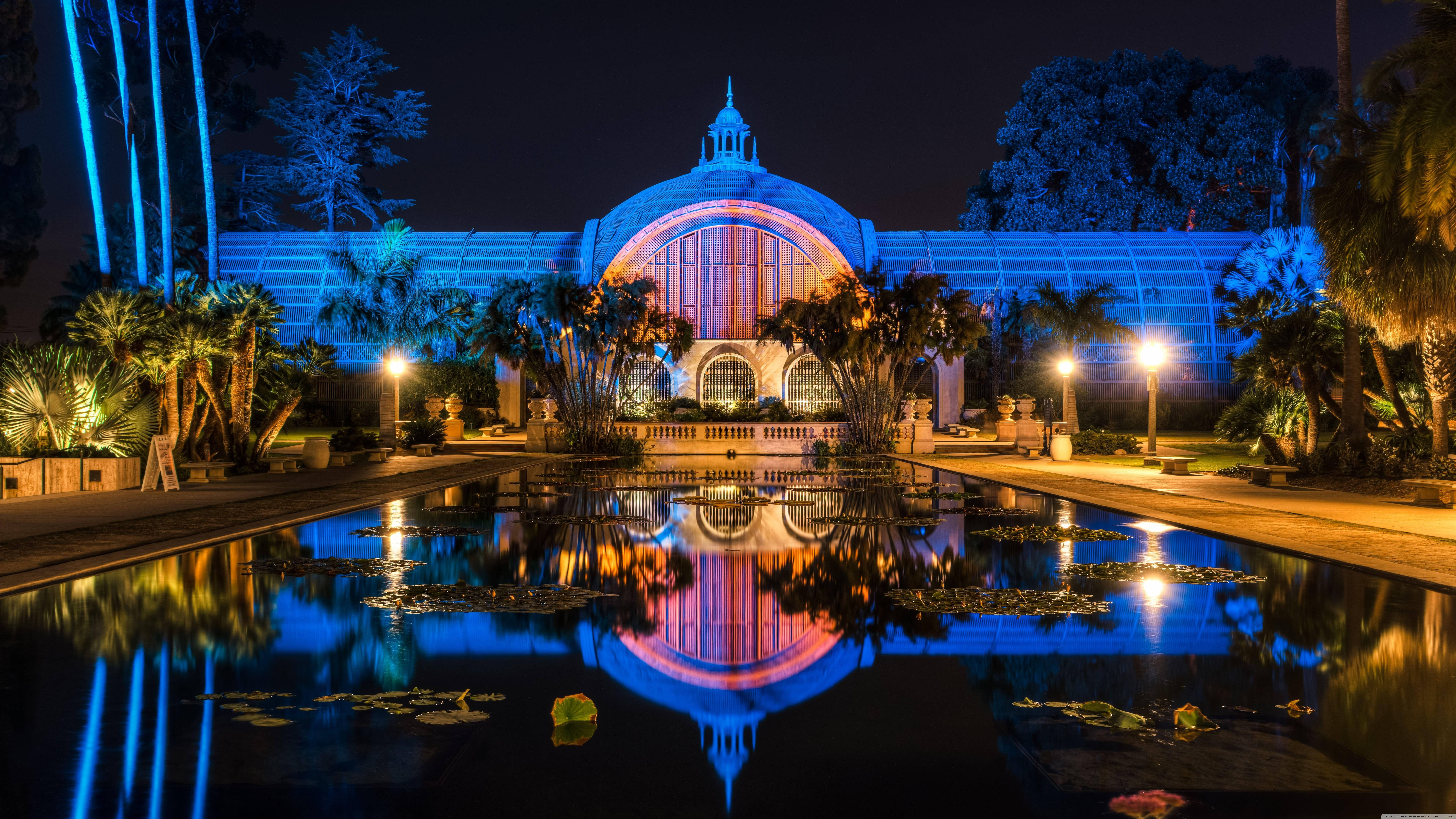 8K 7680x4320 Ultra HD Çözünürlüklü Masaüstü Balboa Parkı Duvar Kağıdı