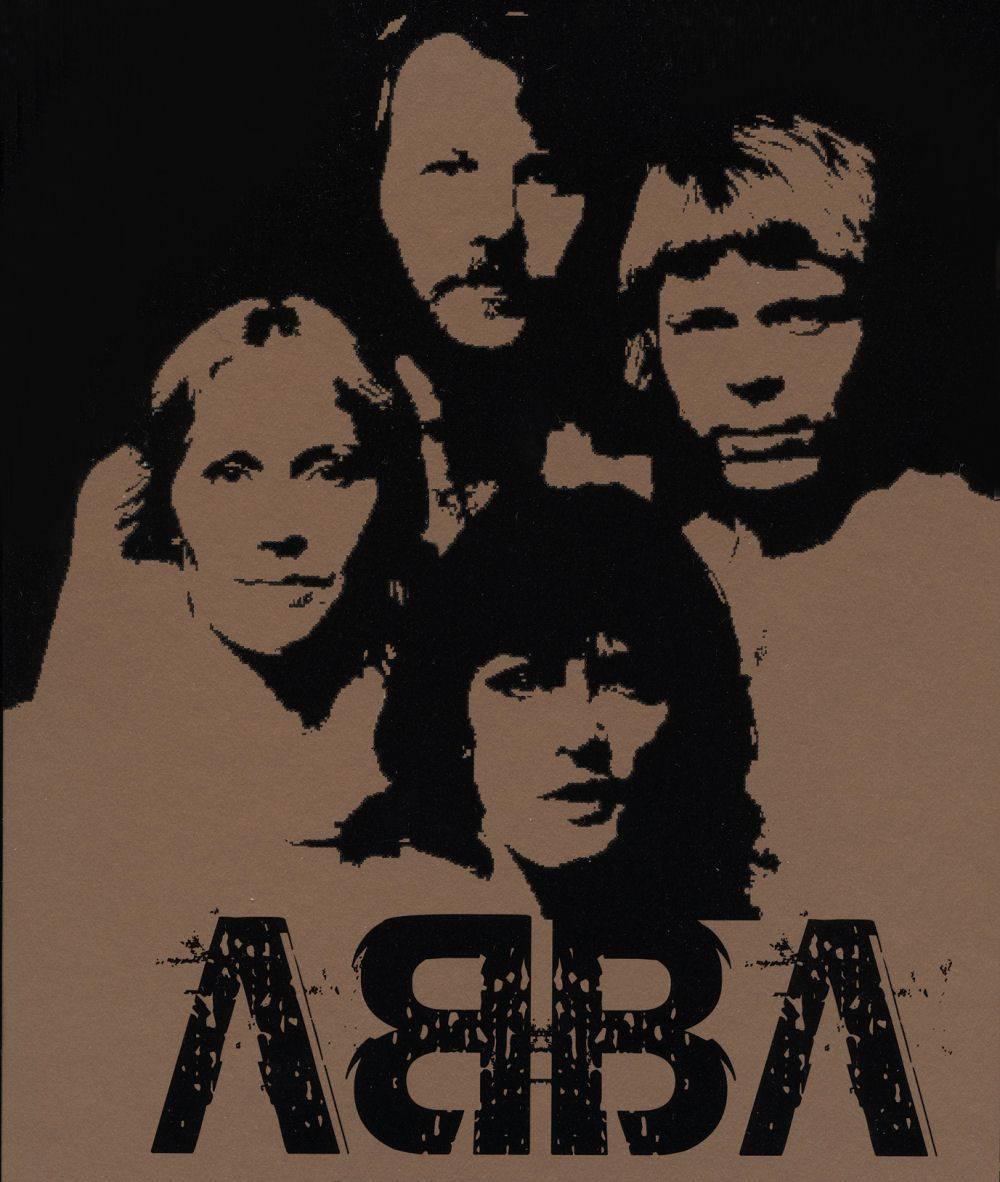 ABBA Yüksek Kontrast Sanatı Duvar Kağıdı