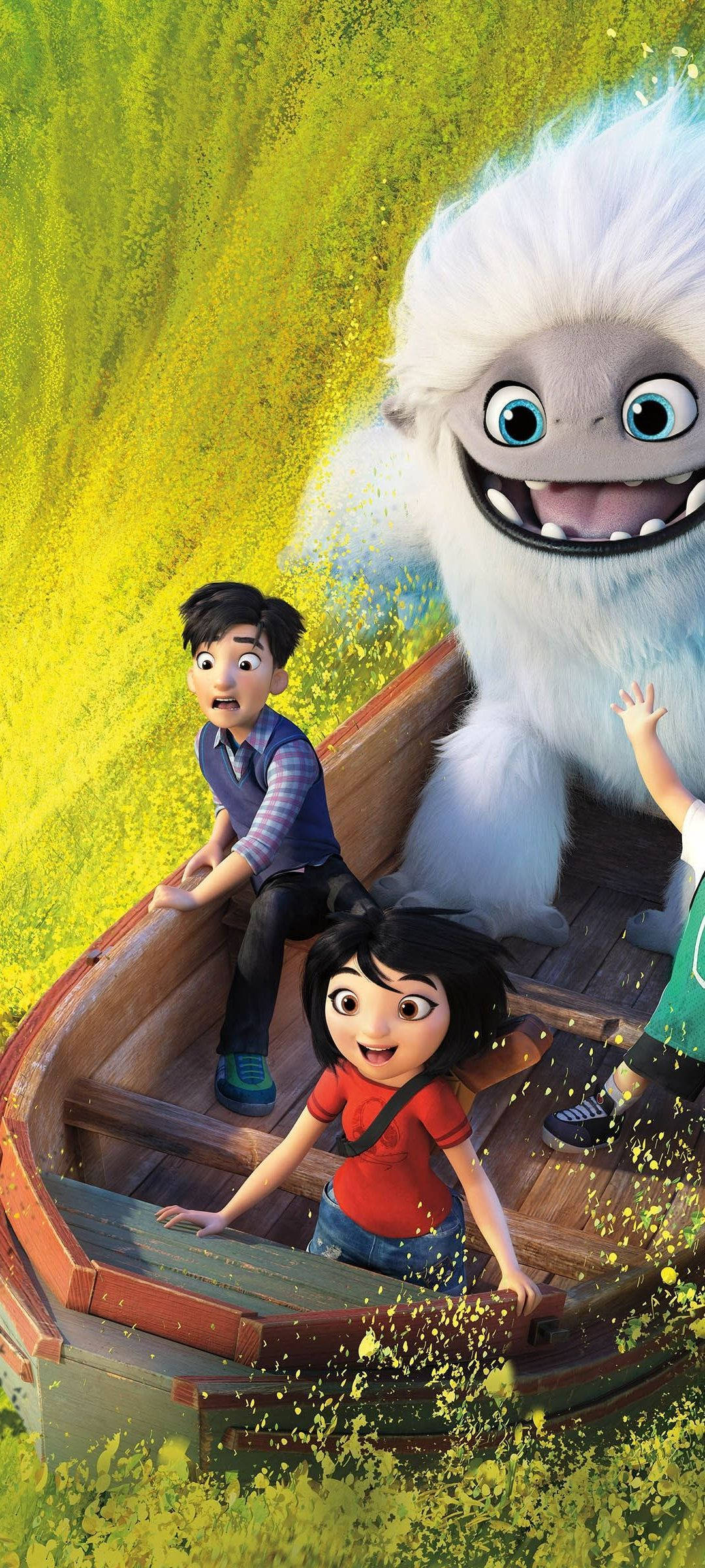 Abominable Sarı Çiçekler Duvar Kağıdı
