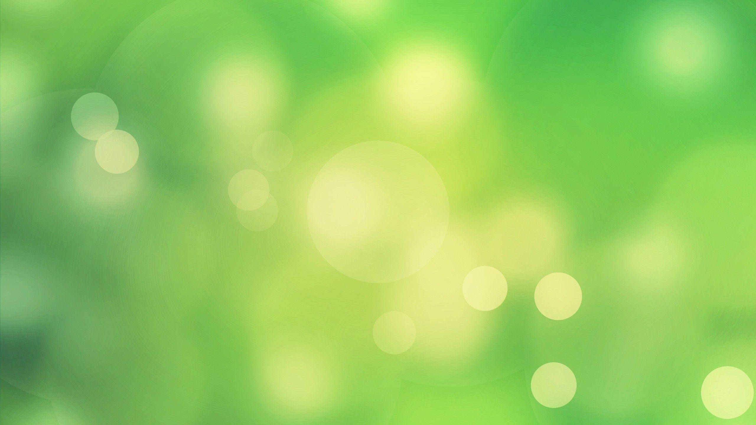 Açık Yeşil Bokeh Duvar Kağıdı