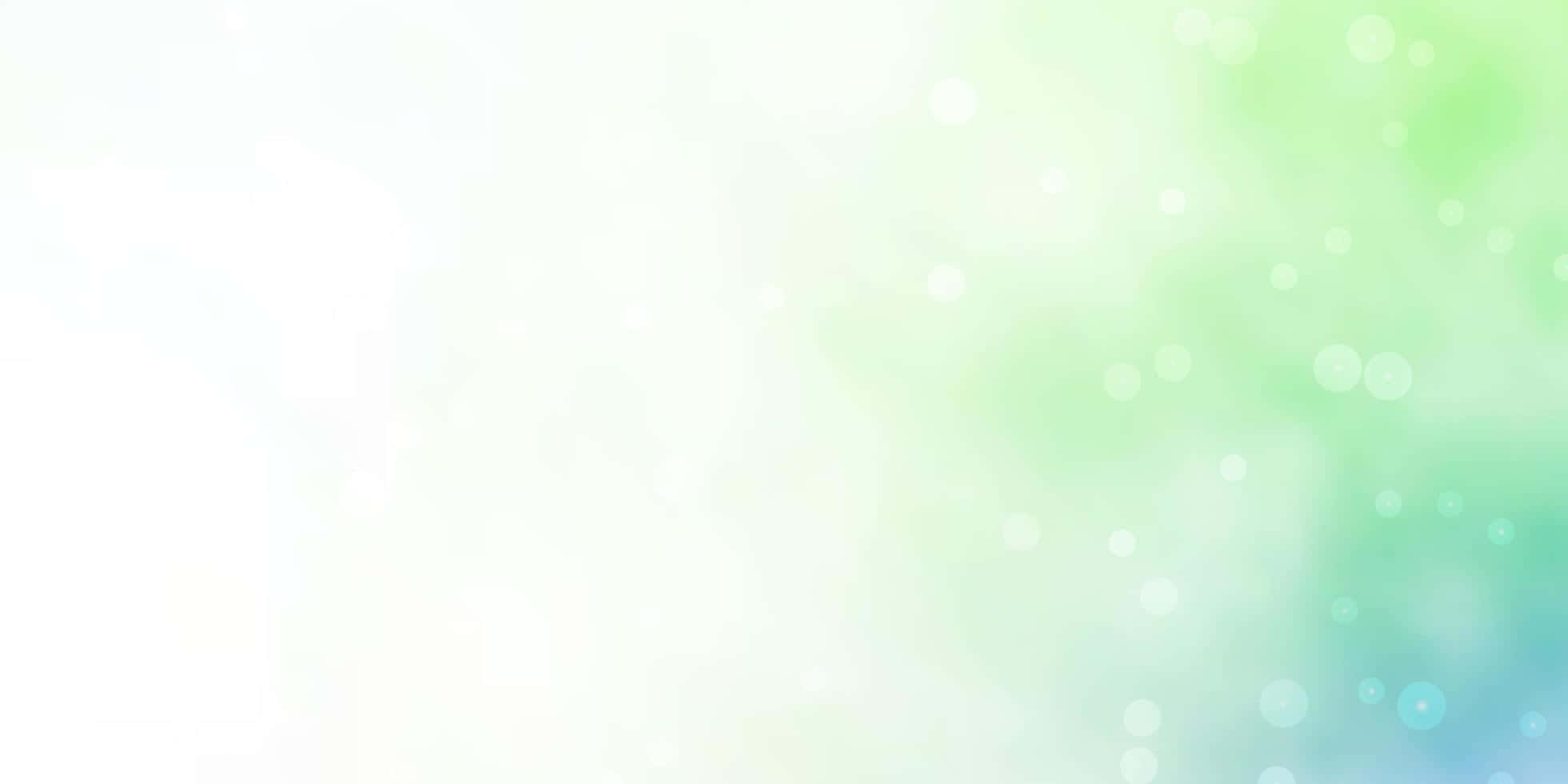 Açık Yeşil ve Mavi Minik Bokeh Arkaplan Duvar Kağıdı
