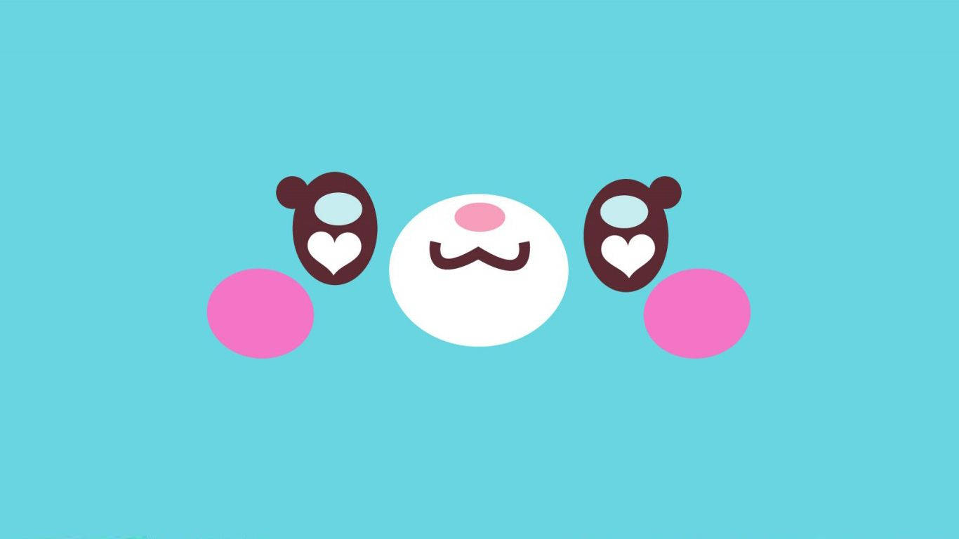 Açık Mavi Kawaii Kapak Fotoğrafı Duvar Kağıdı