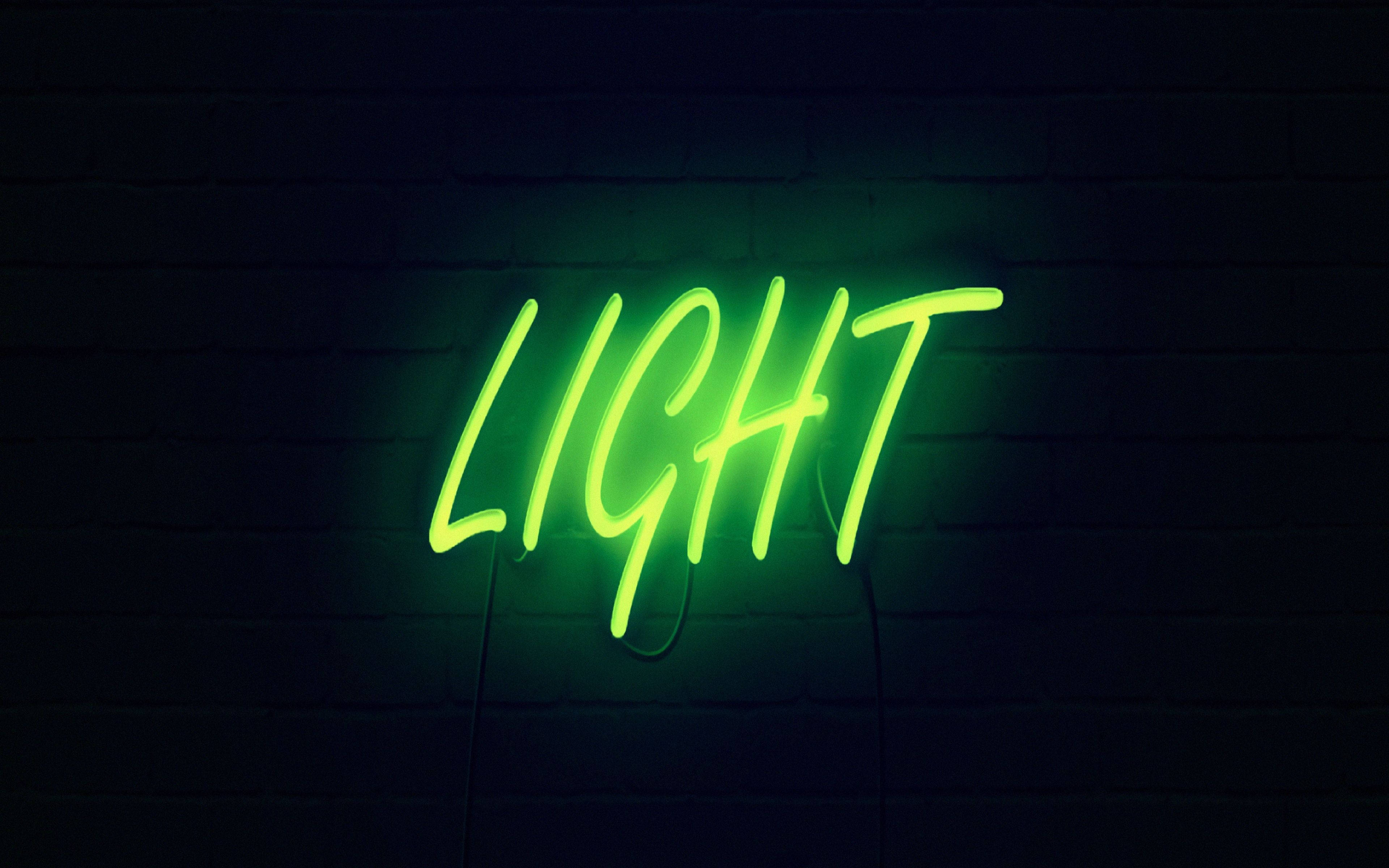 Açık Neon Yeşili Estetiği Duvar Kağıdı