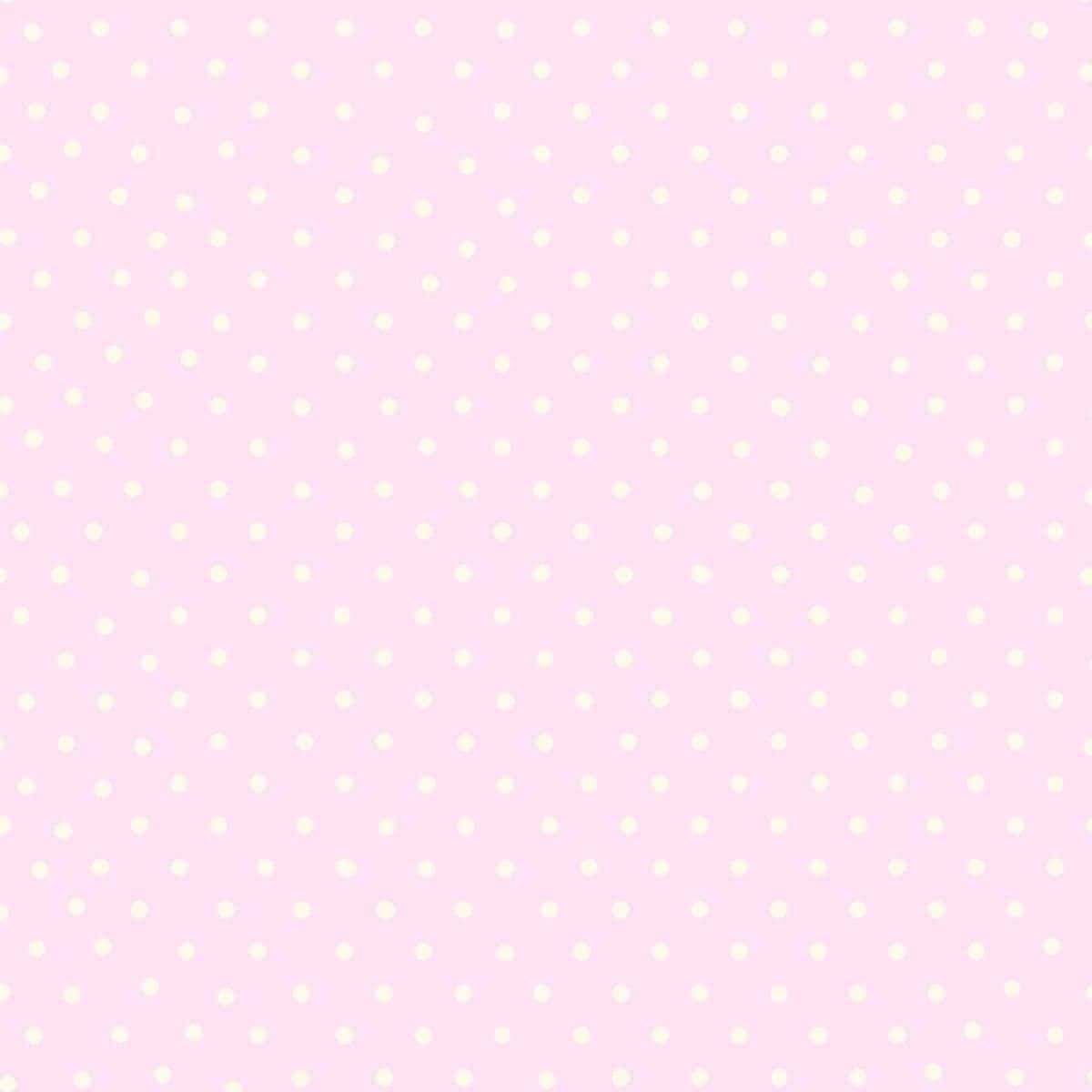 Açık Pembe Puantiyeli Desen Duvar Kağıdı