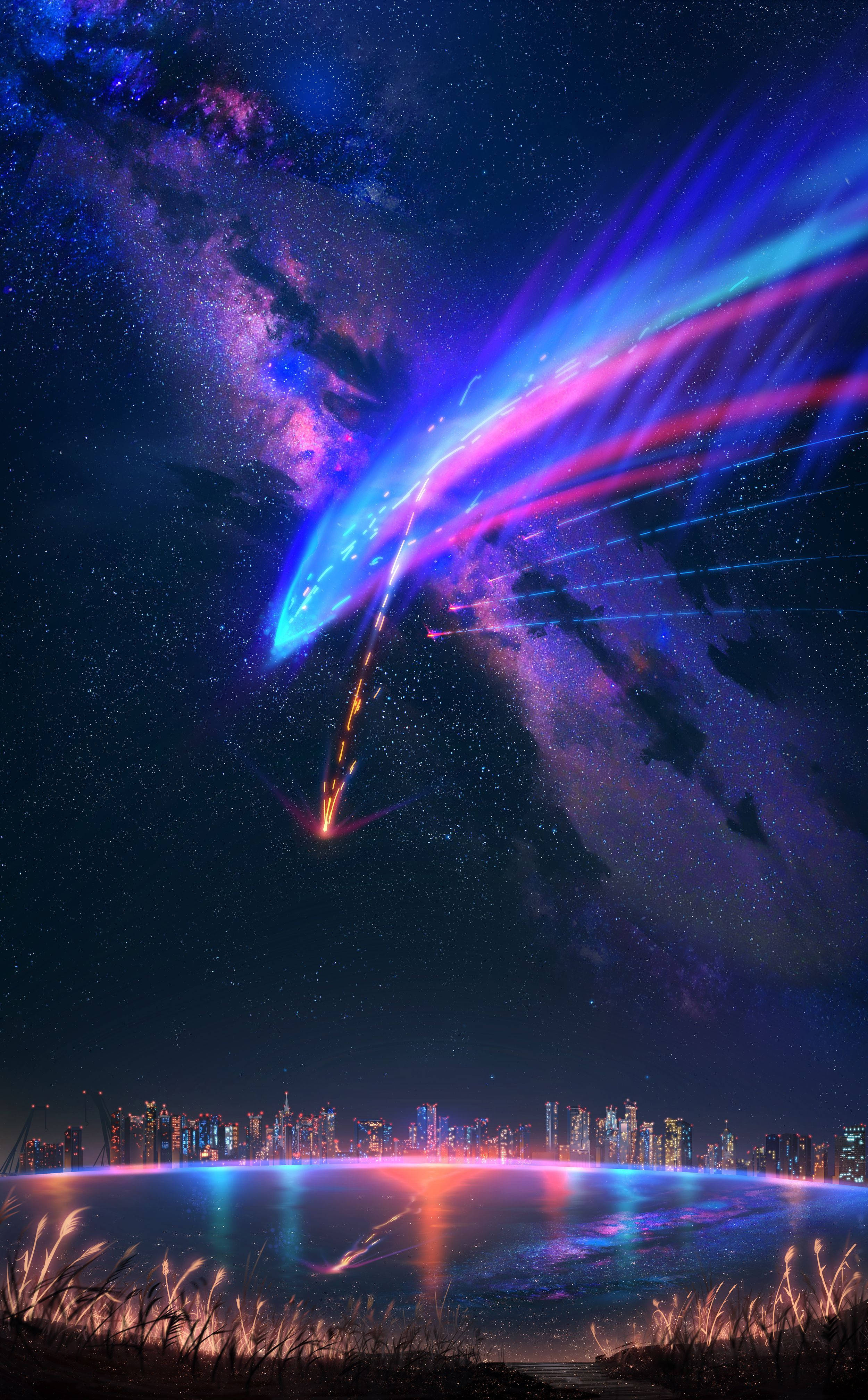 Adın Ne iPhone Deniz Meteor Yansıması Duvar Kağıdı