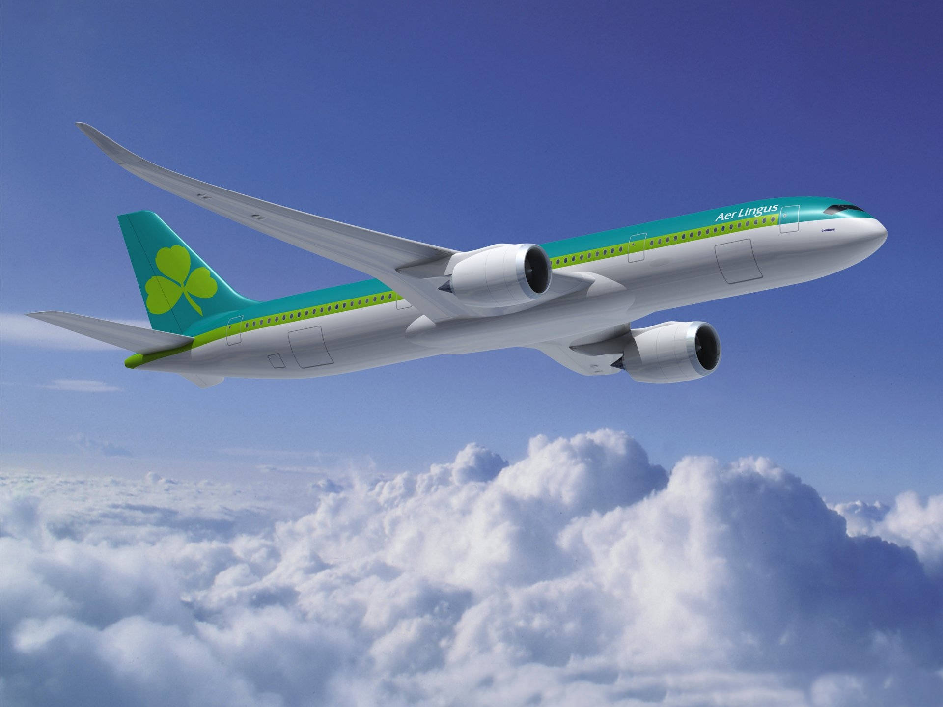 Aer Lingus Uçağı Uçuşu Duvar Kağıdı