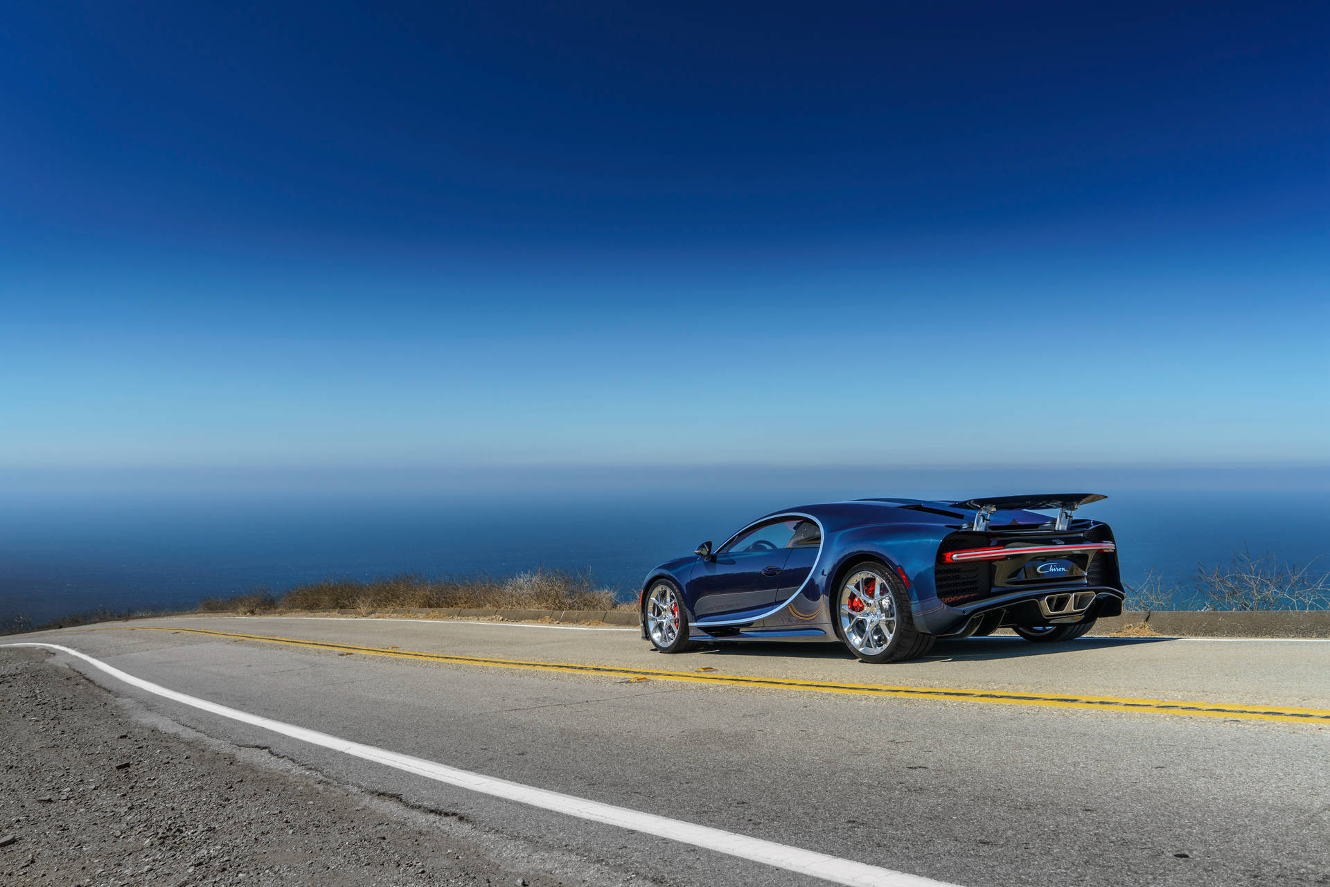 Aerodinamik Bugatti Chiron Duvar Kağıdı