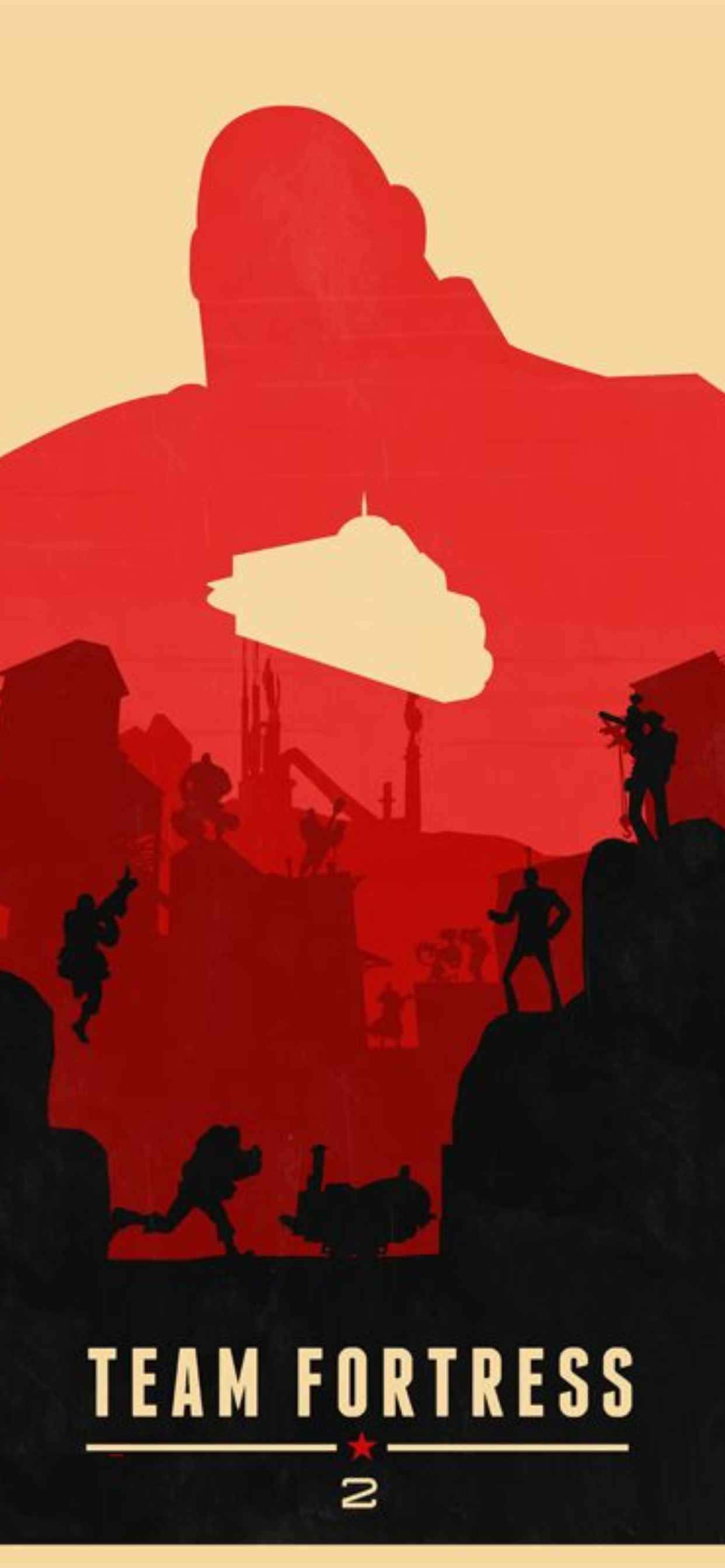 Afiş Tasarımı iPhone Xs Max Team Fortress 2 Arka Planı Duvar Kağıdı