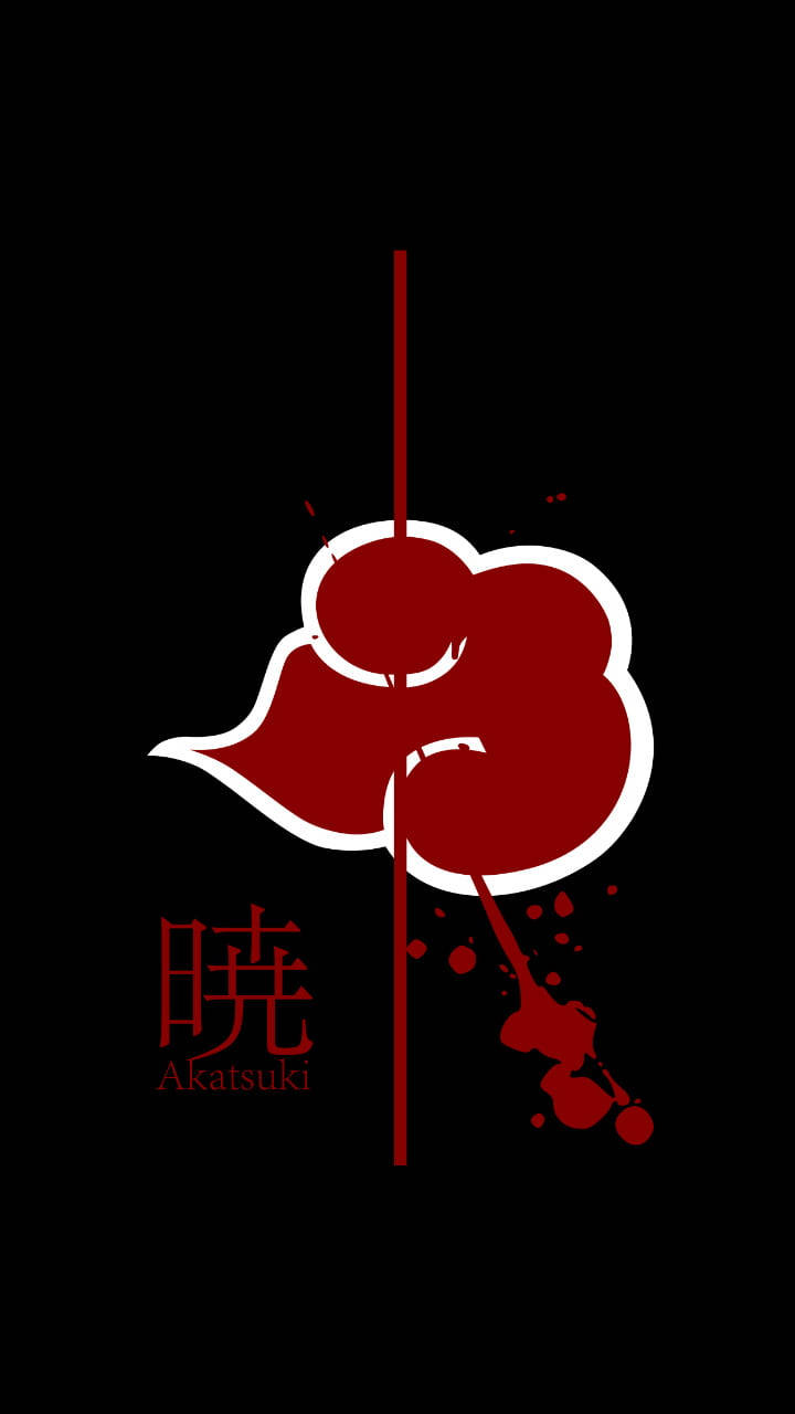Akatsuki Logosu Kan Bulutu Sembolü Duvar Kağıdı
