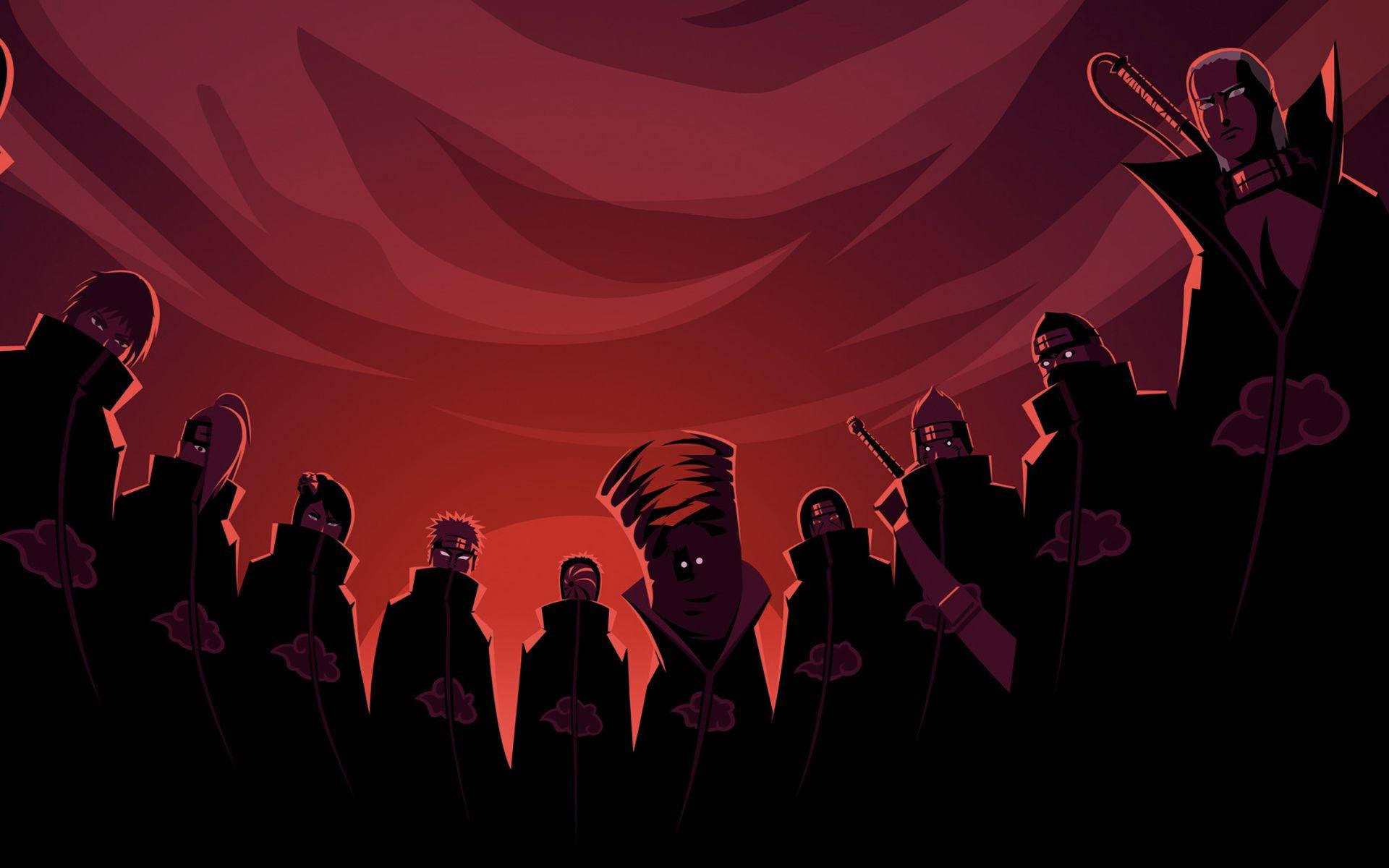 Akatsuki Üyeleri Naruto Dizüstü Bilgisayar Duvar Kağıdı