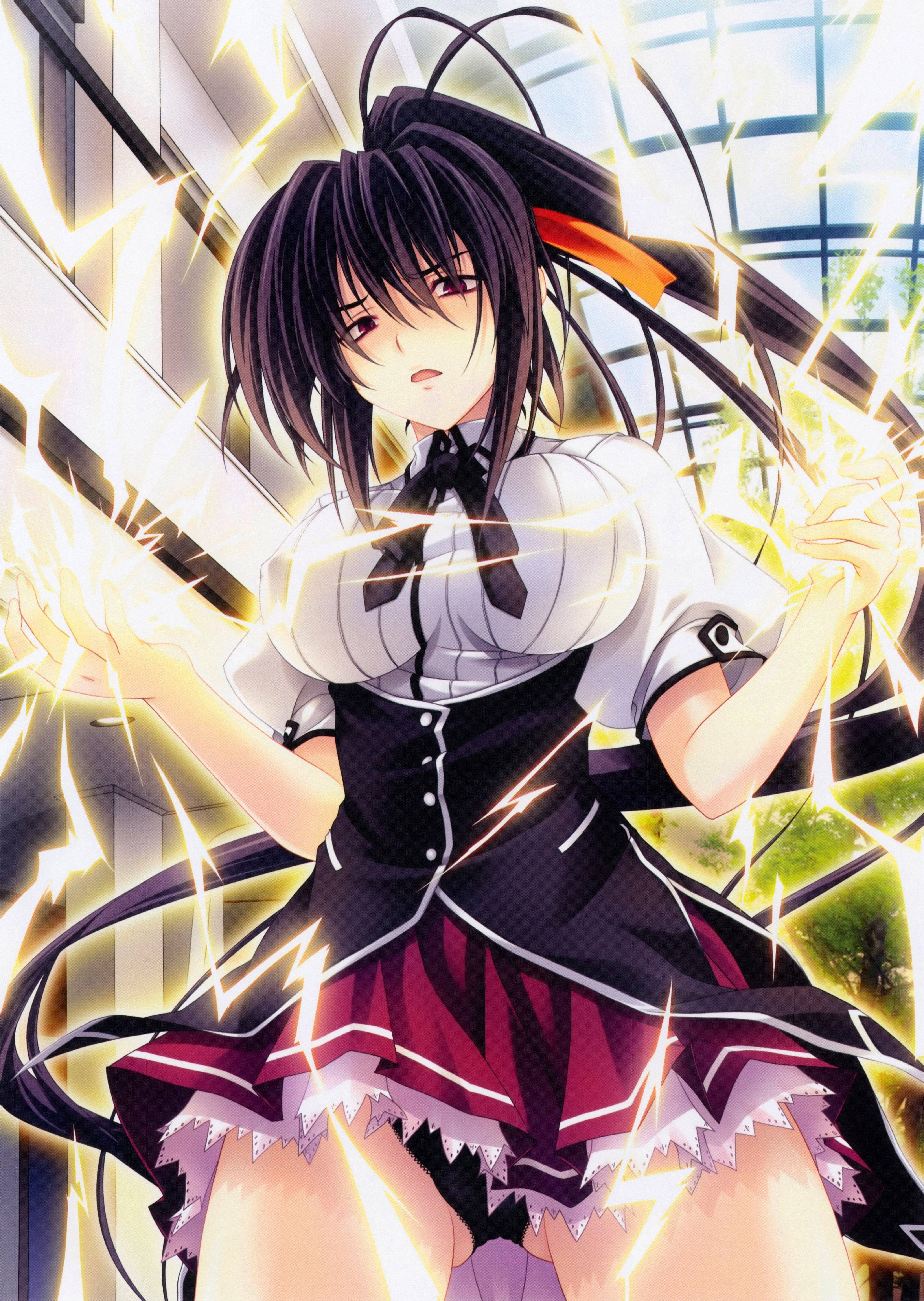 Akeno Thunder Highschool DxD Duvar Kağıdı