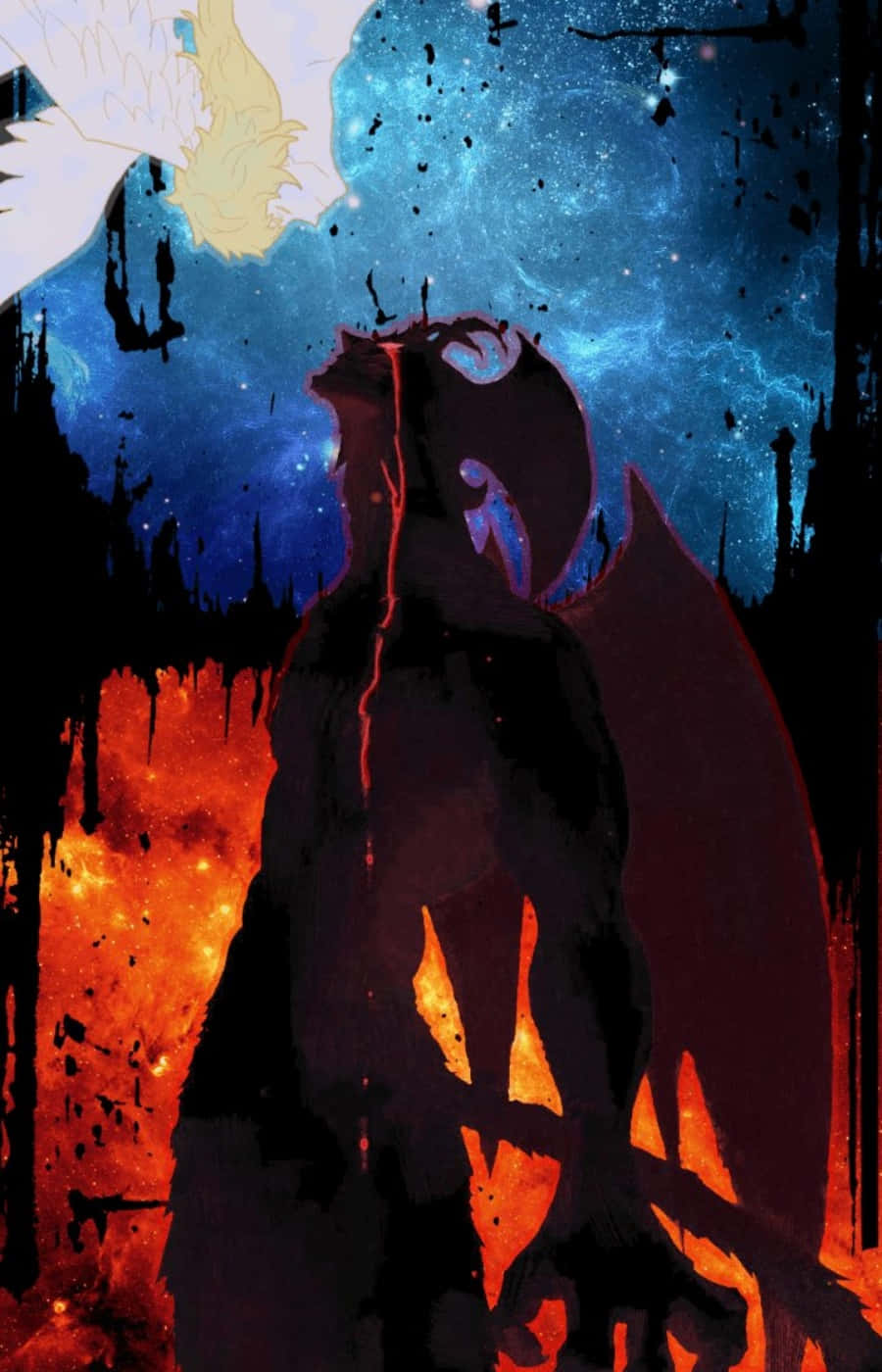 Akira Fudo, Devilman Crybaby'de Kimliğinin Gerçeğini Öğreniyor Duvar Kağıdı